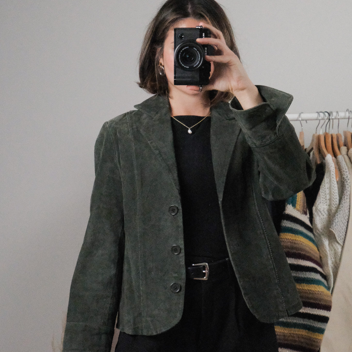 Vintage x Suede Blazer (S)