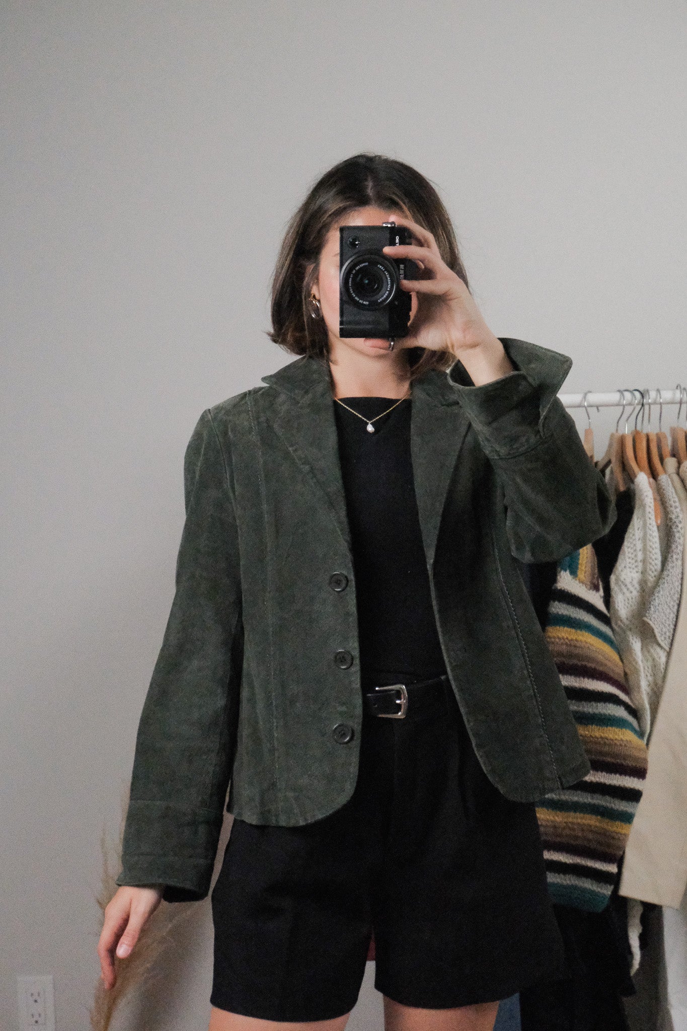 Vintage x Suede Blazer (S)