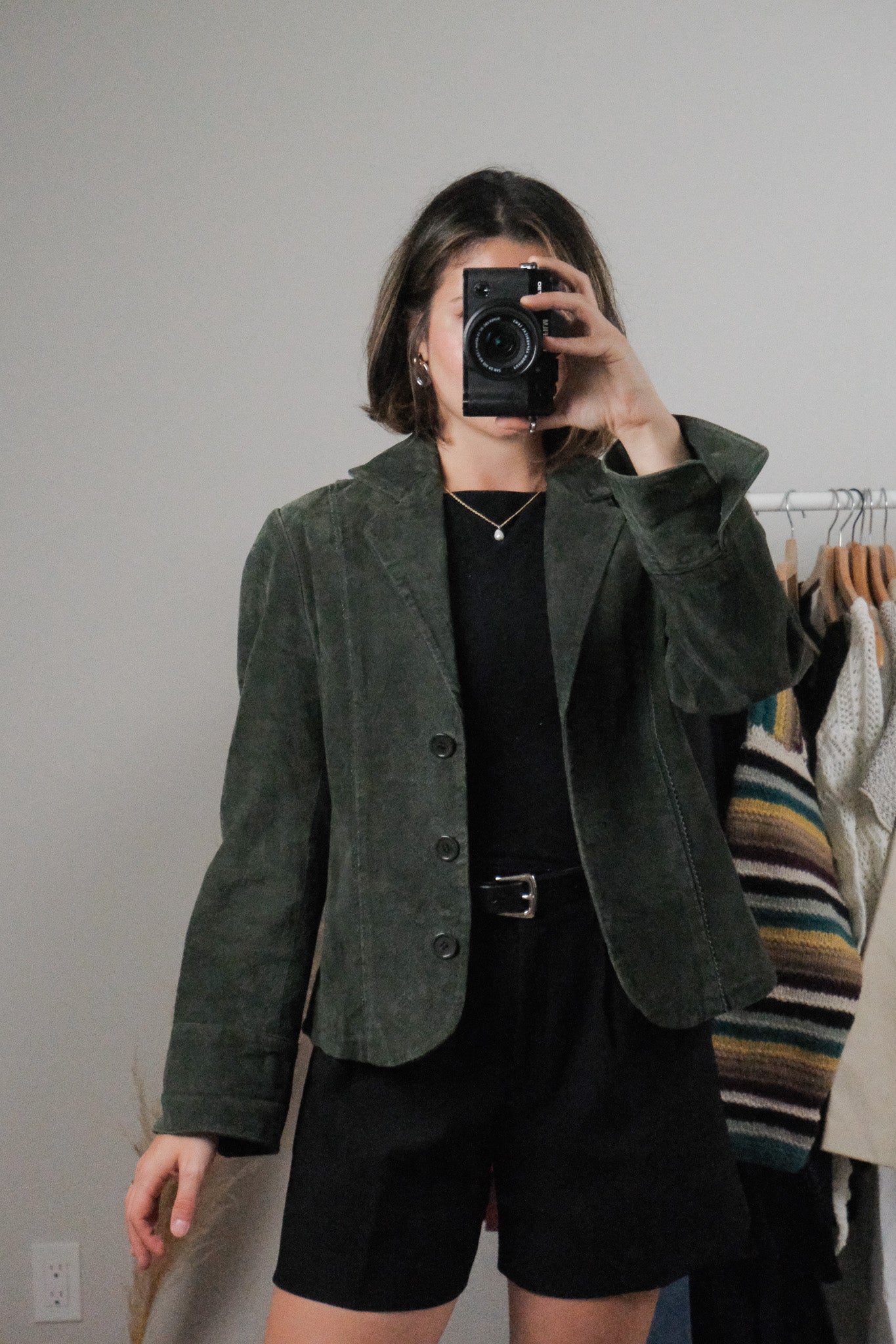 Vintage x Suede Blazer (S)