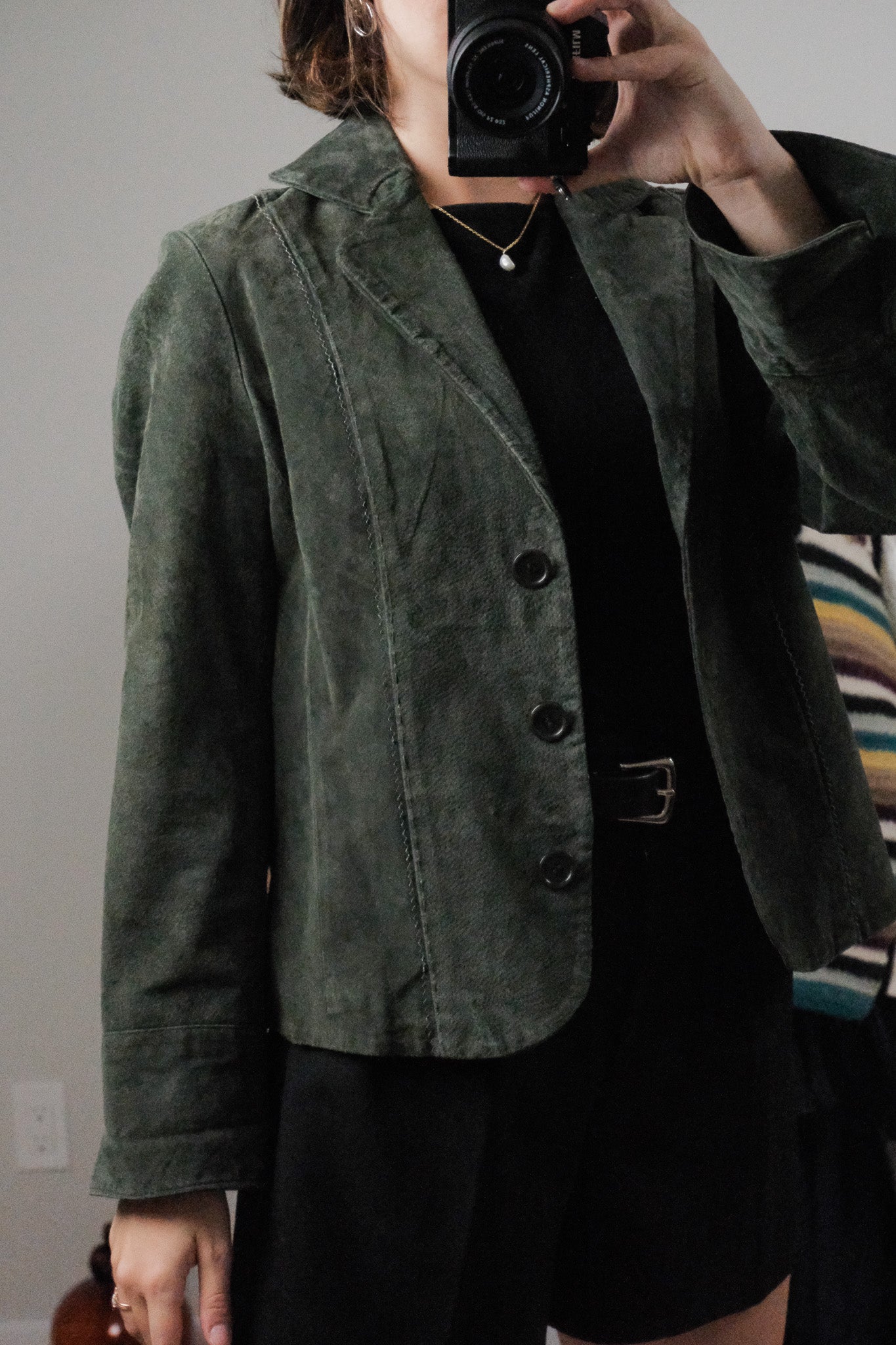Vintage x Suede Blazer (S)