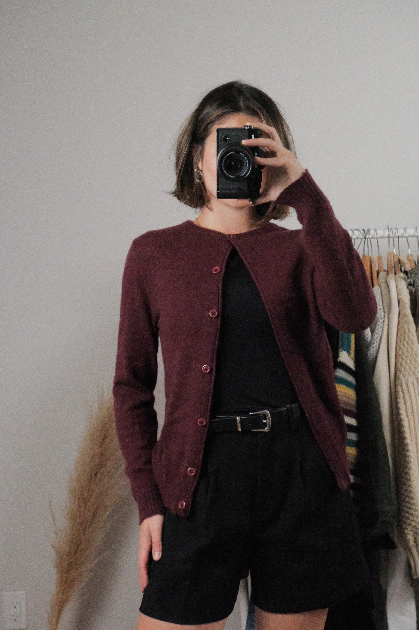 Made in Canada x Vintage x Mohair Blend Cardigan (S/M)