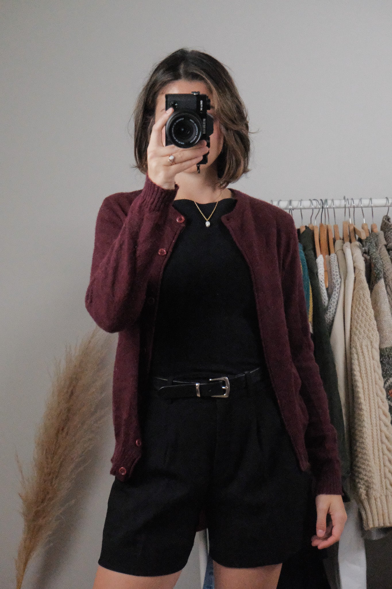 Made in Canada x Vintage x Mohair Blend Cardigan (S/M)