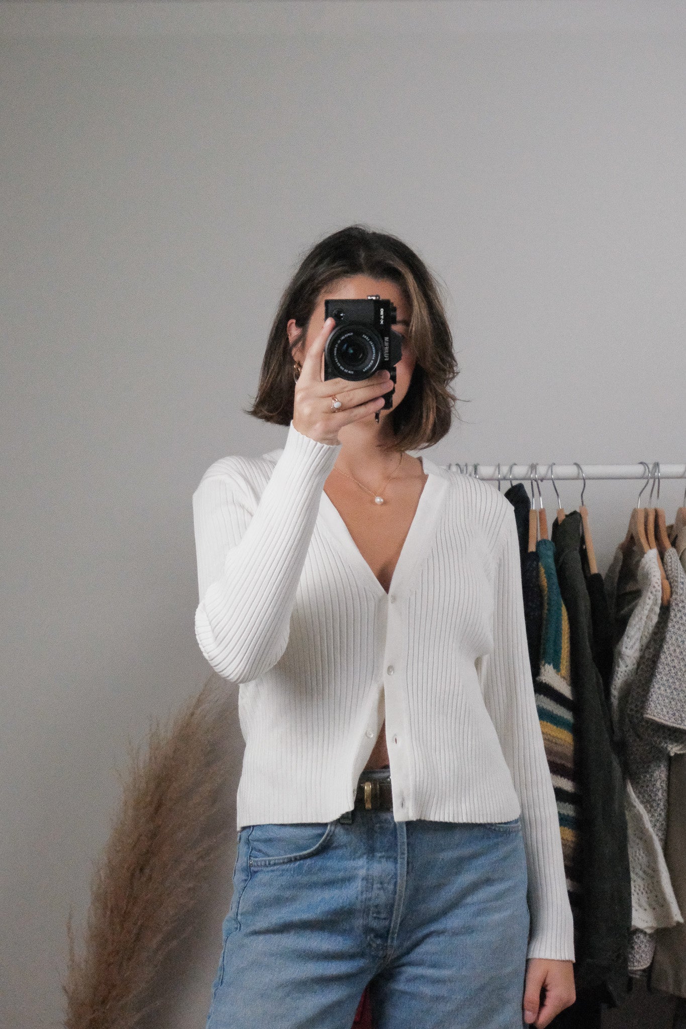 Vintage x Ribbed Cardigan (M/L)