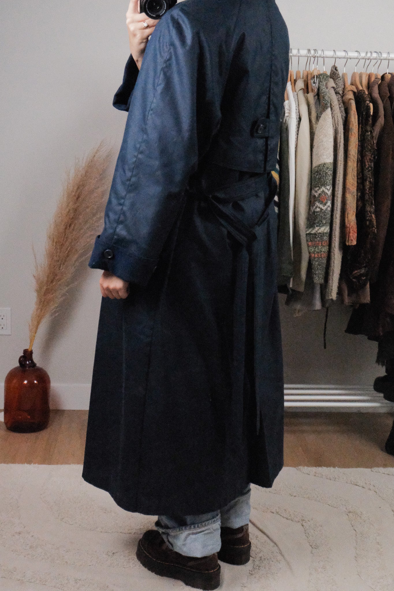 Made in Poland x Vintage x Heavy Wool Lined Trench Coat (4-8)