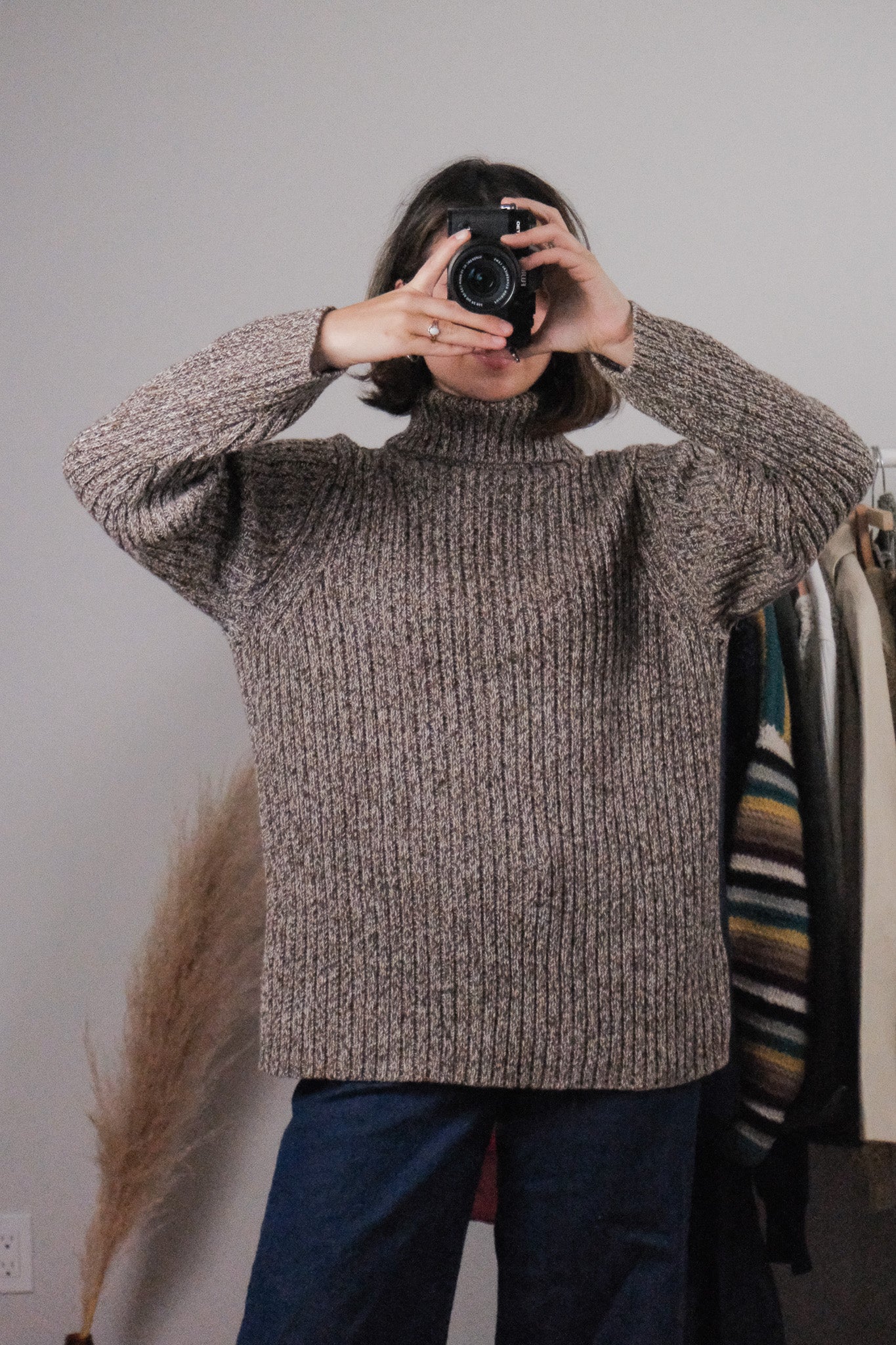 Vintage x Cotton Heathered Turtleneck (L)