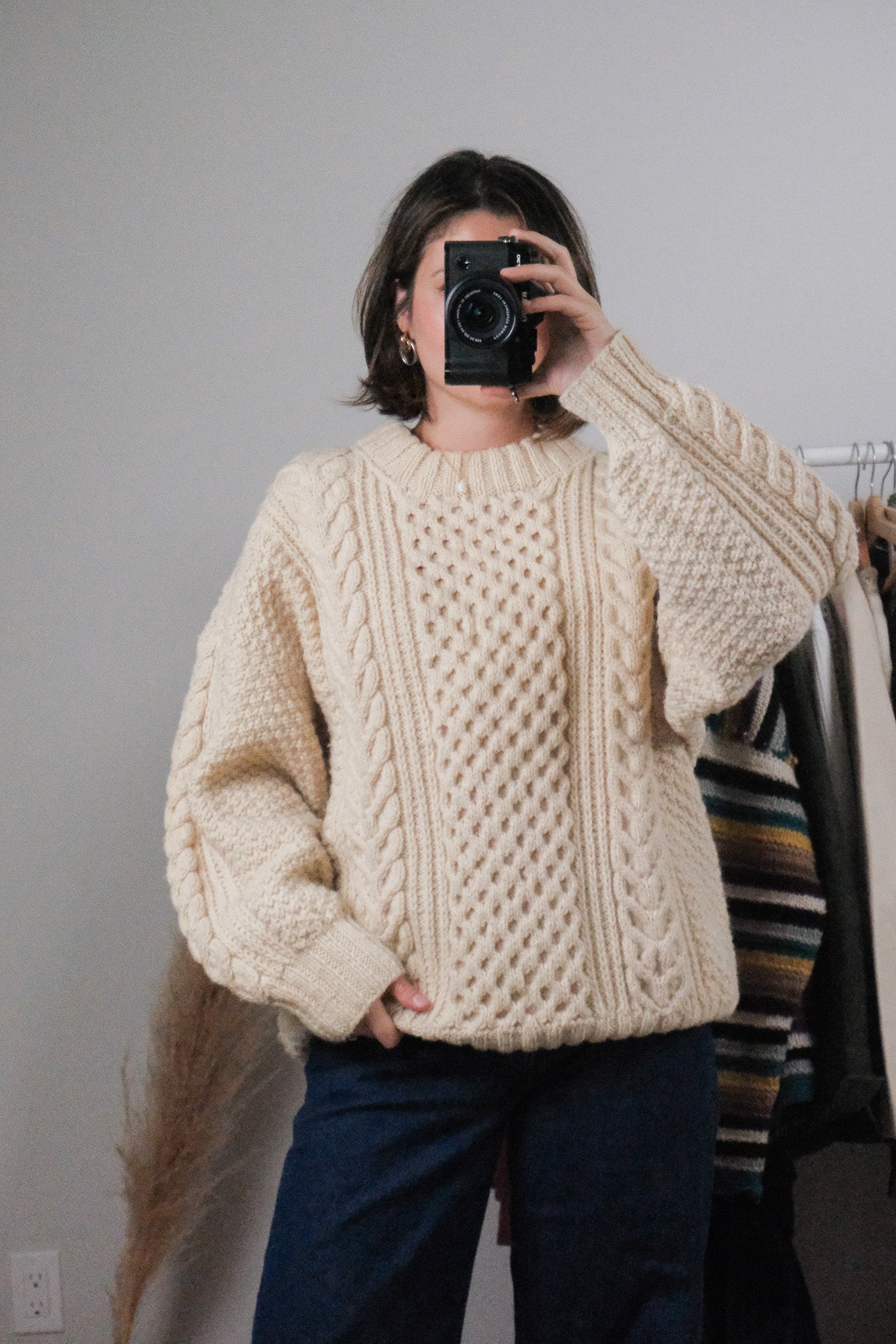 Handknit x Wool Chunky Knit (M-XL)