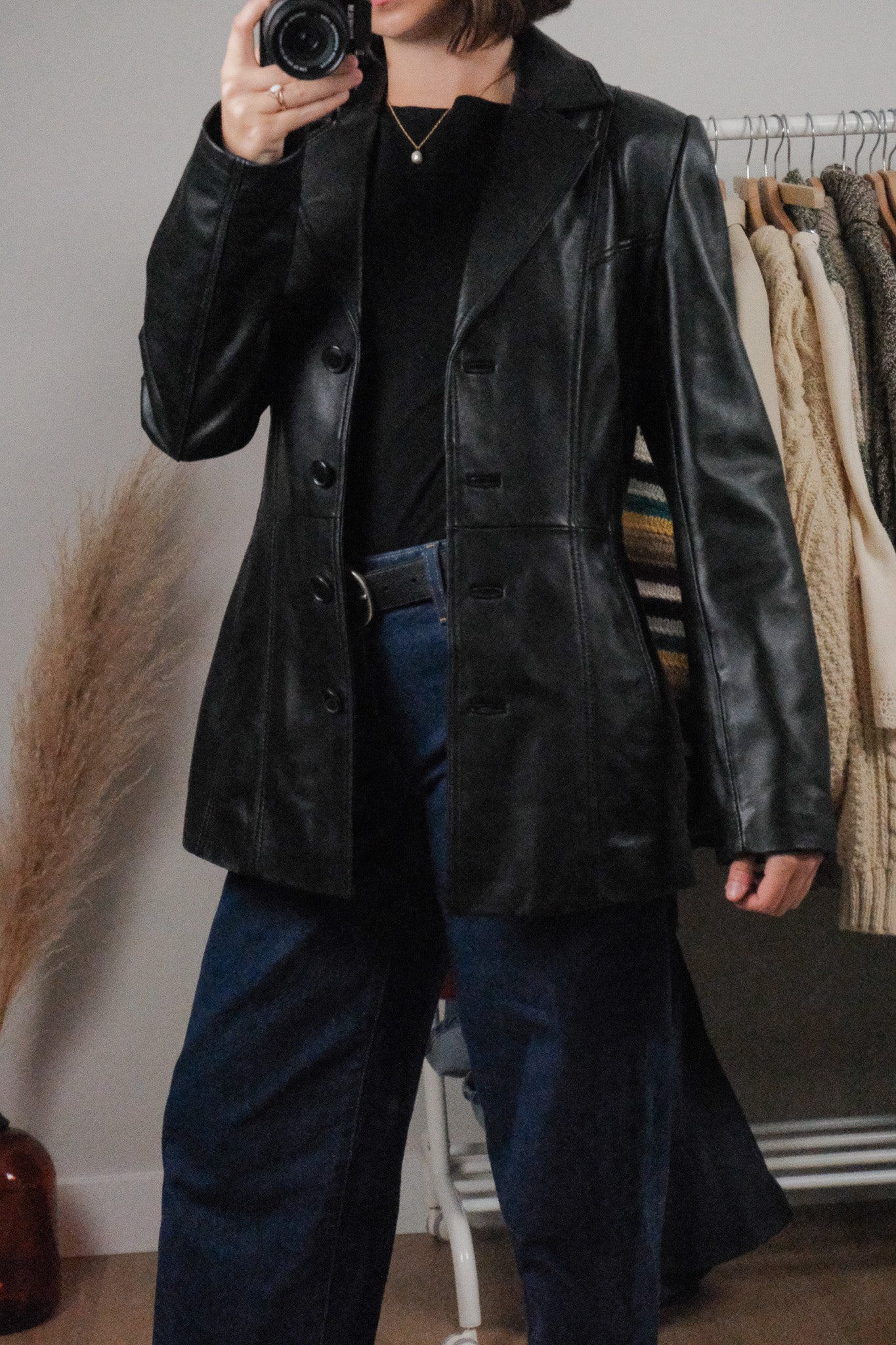 Vintage x Danier Leather Jacket (S)