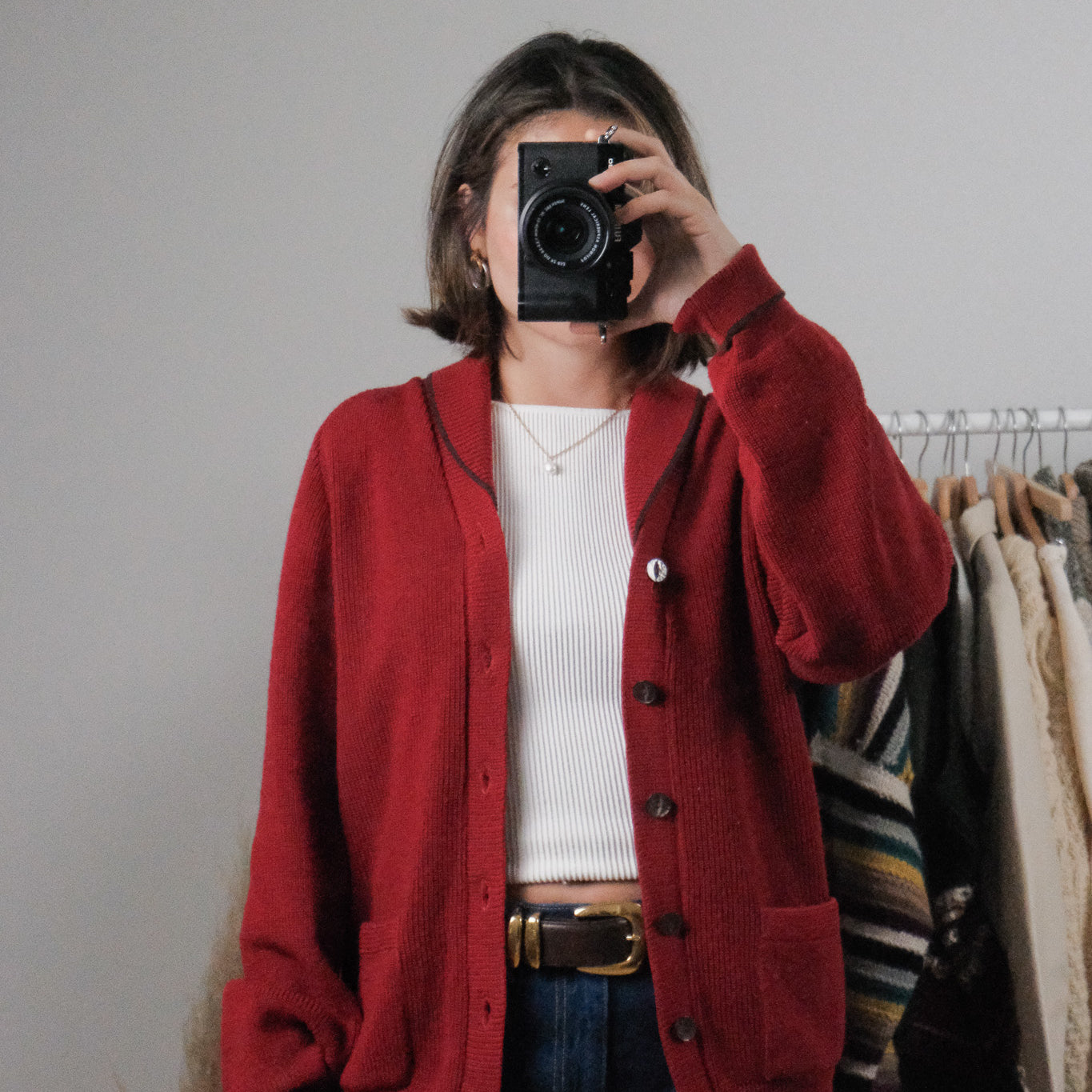 Made in Canada x Vintage x Wool Cardigan (S/M)