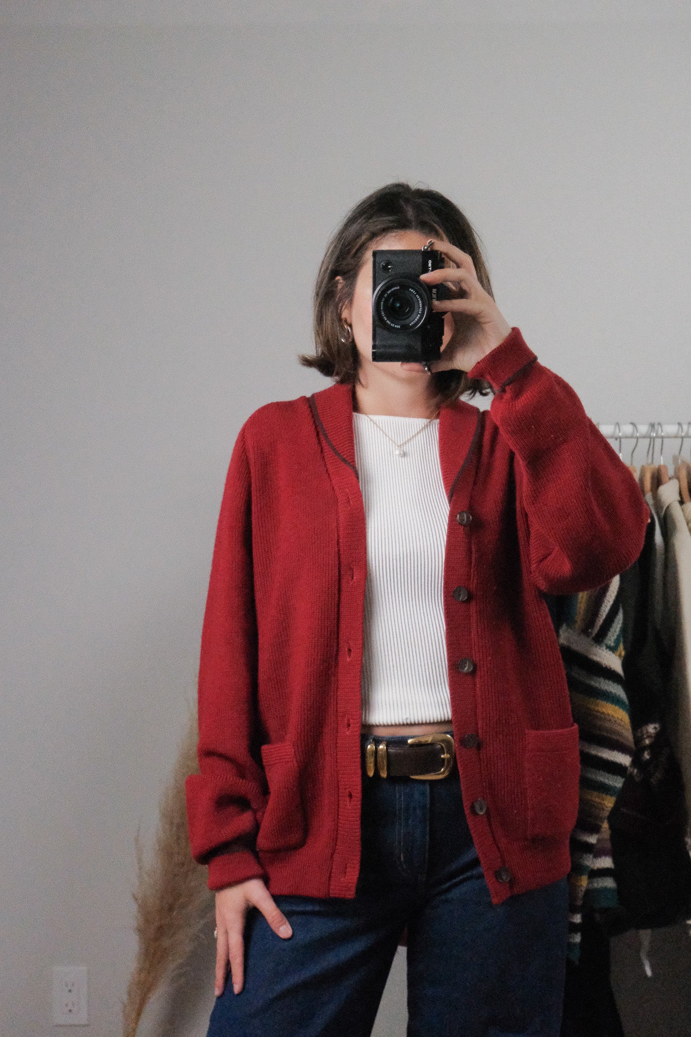 Made in Canada x Vintage x Wool Cardigan (S/M)