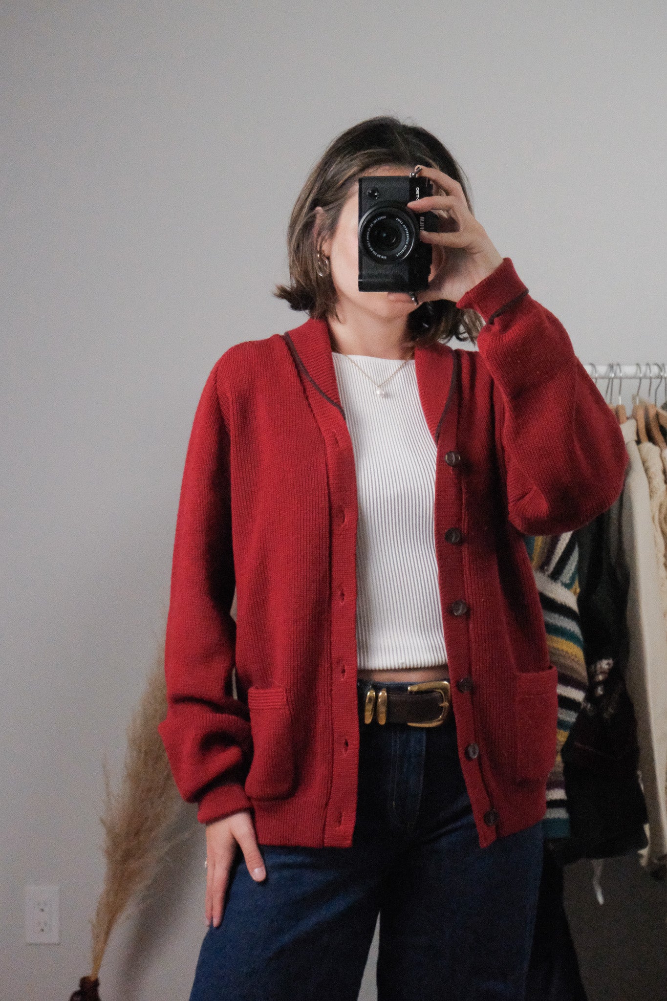 Made in Canada x Vintage x Wool Cardigan (S/M)
