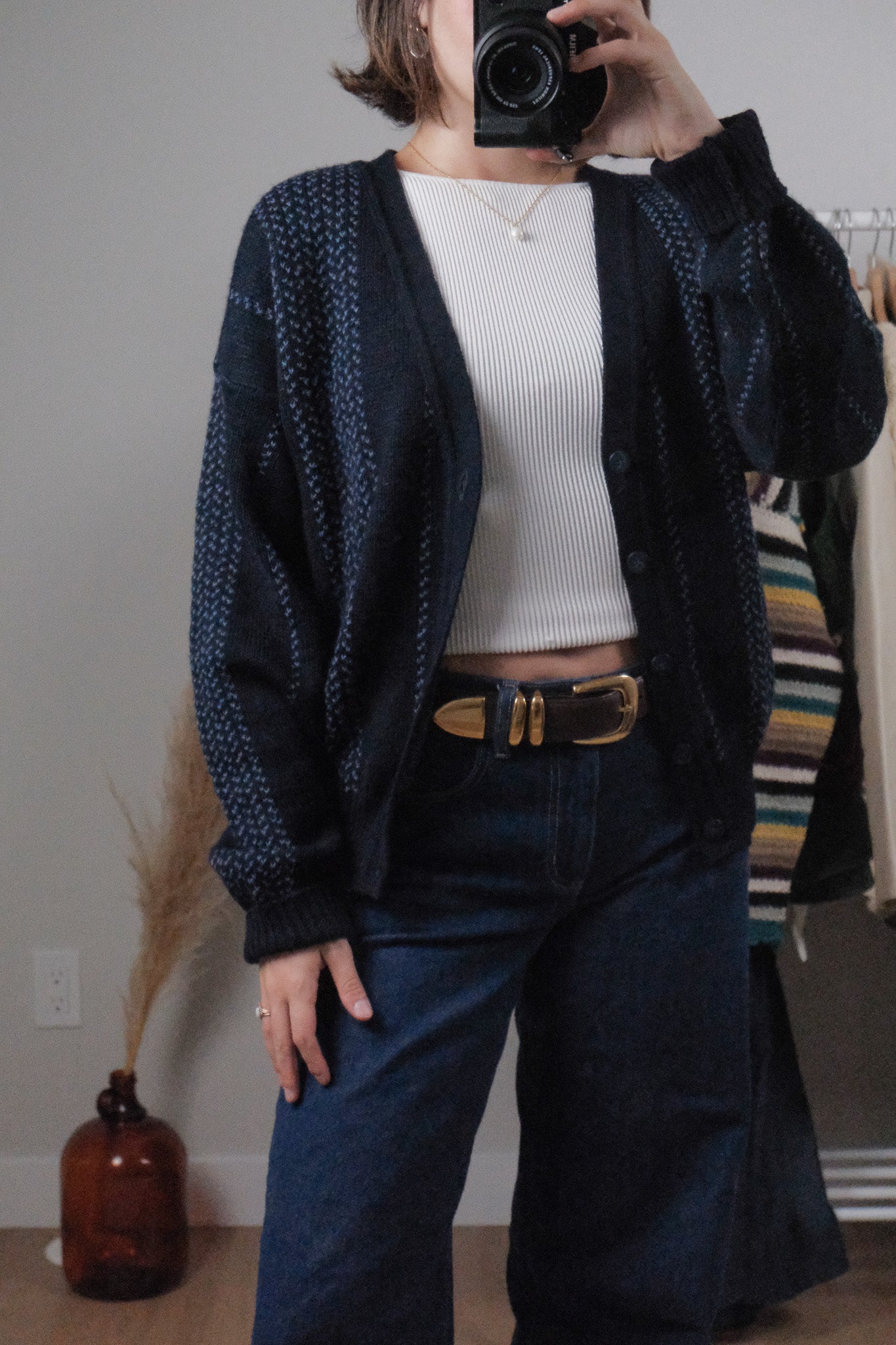 Made in Turkey x Vintage x Wool Blend Cardigan (M)