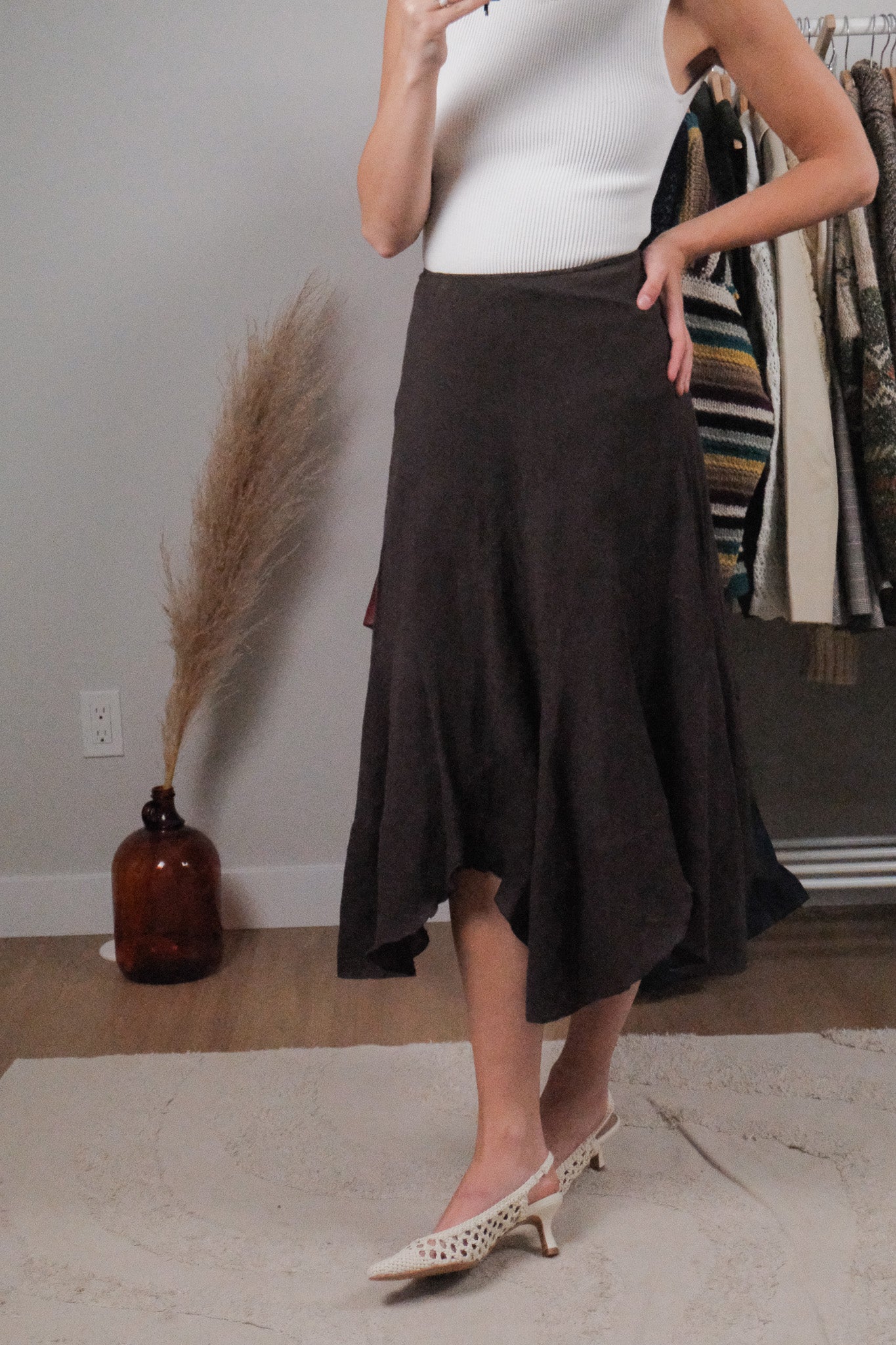 Vintage x Cotton Midi Skirt (12)
