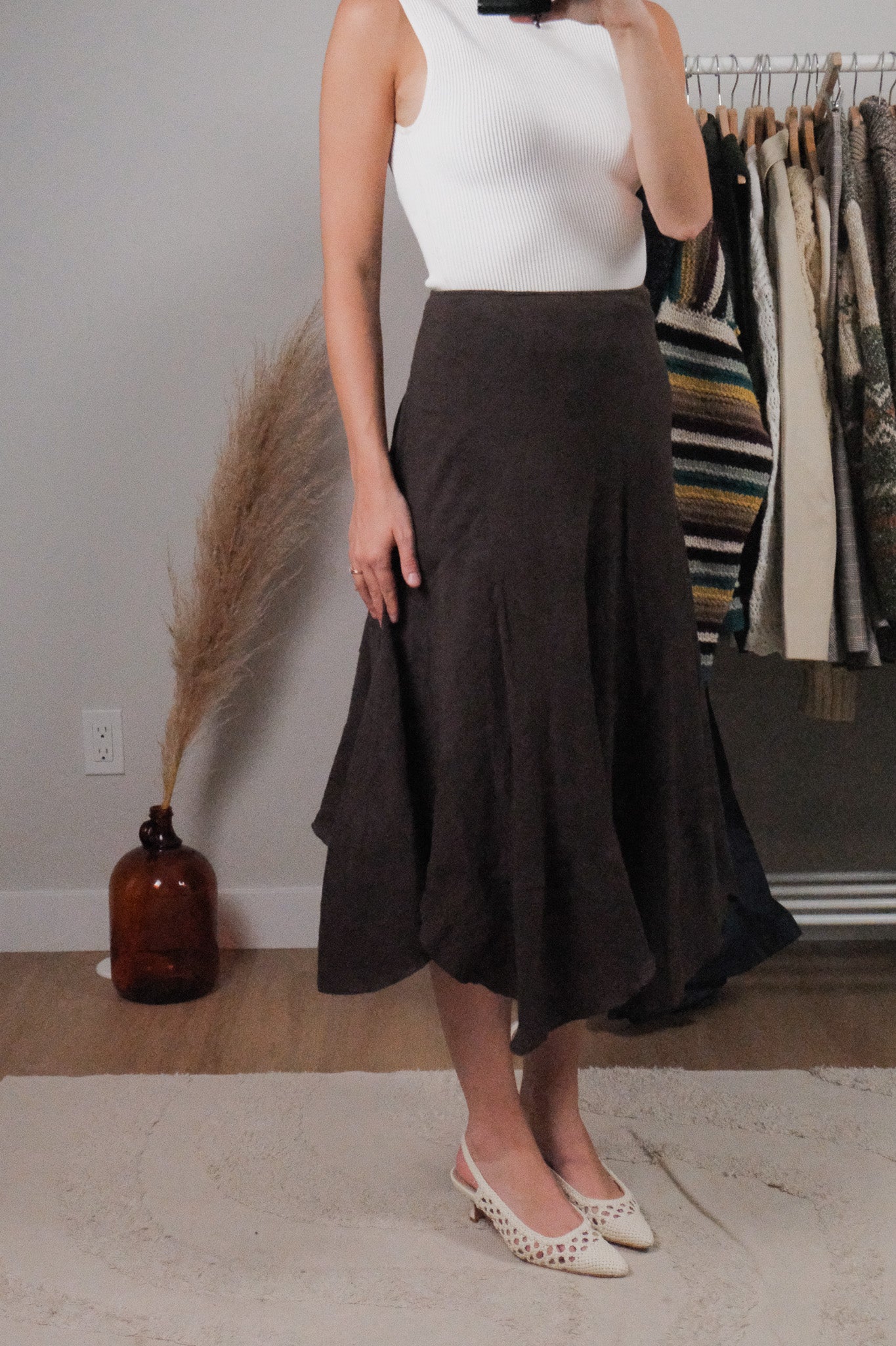 Vintage x Cotton Midi Skirt (12)