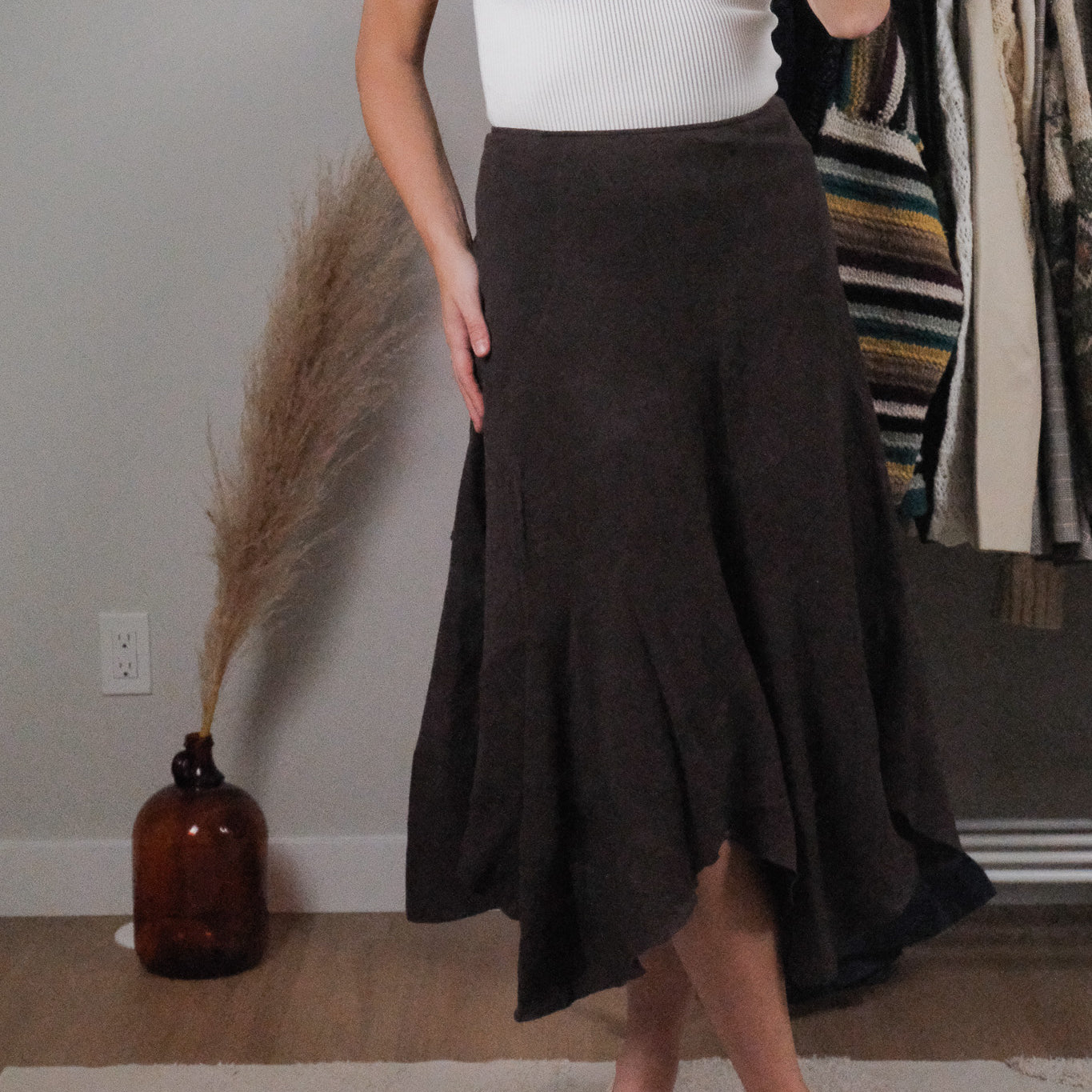 Vintage x Cotton Midi Skirt (12)