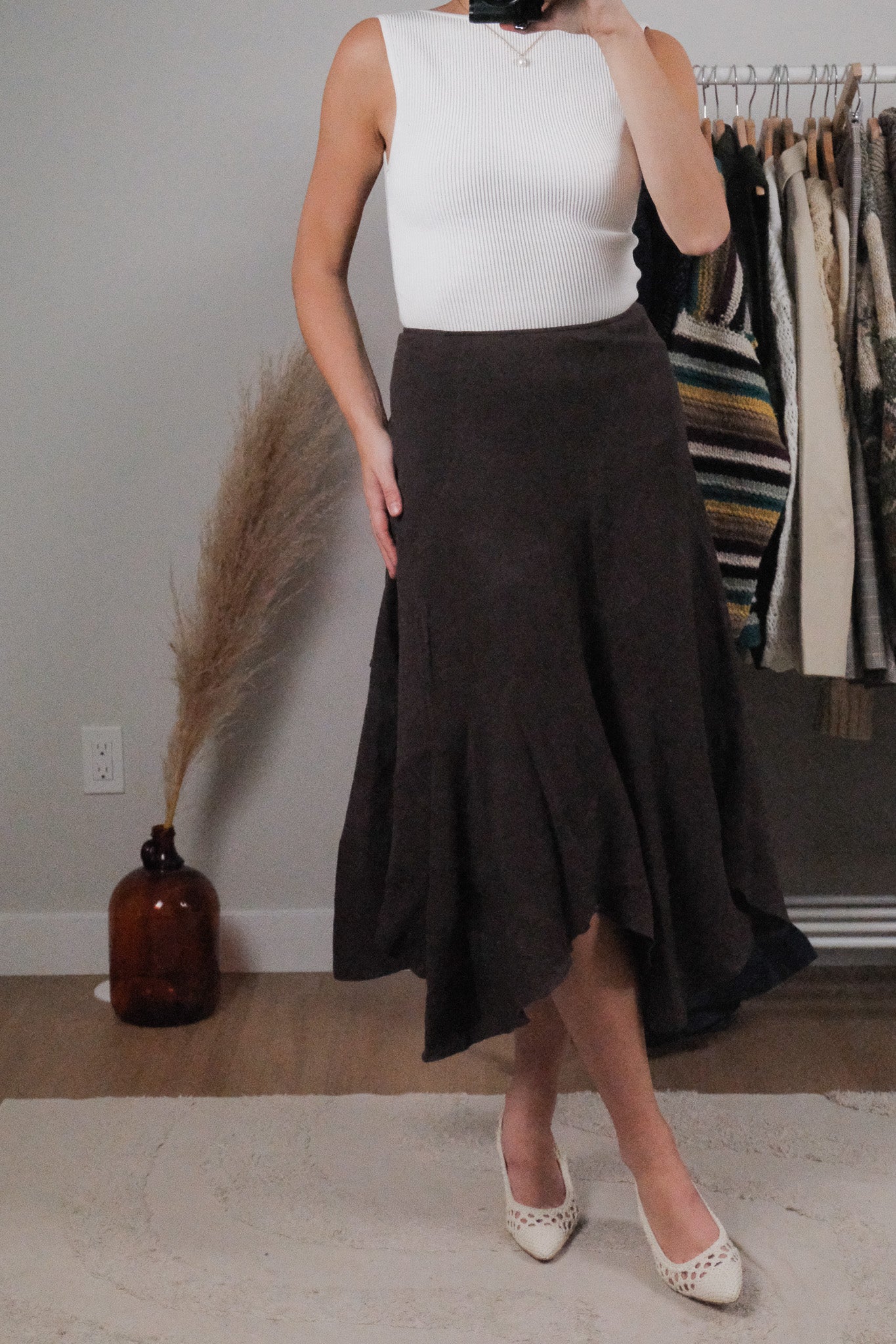 Vintage x Cotton Midi Skirt (12)