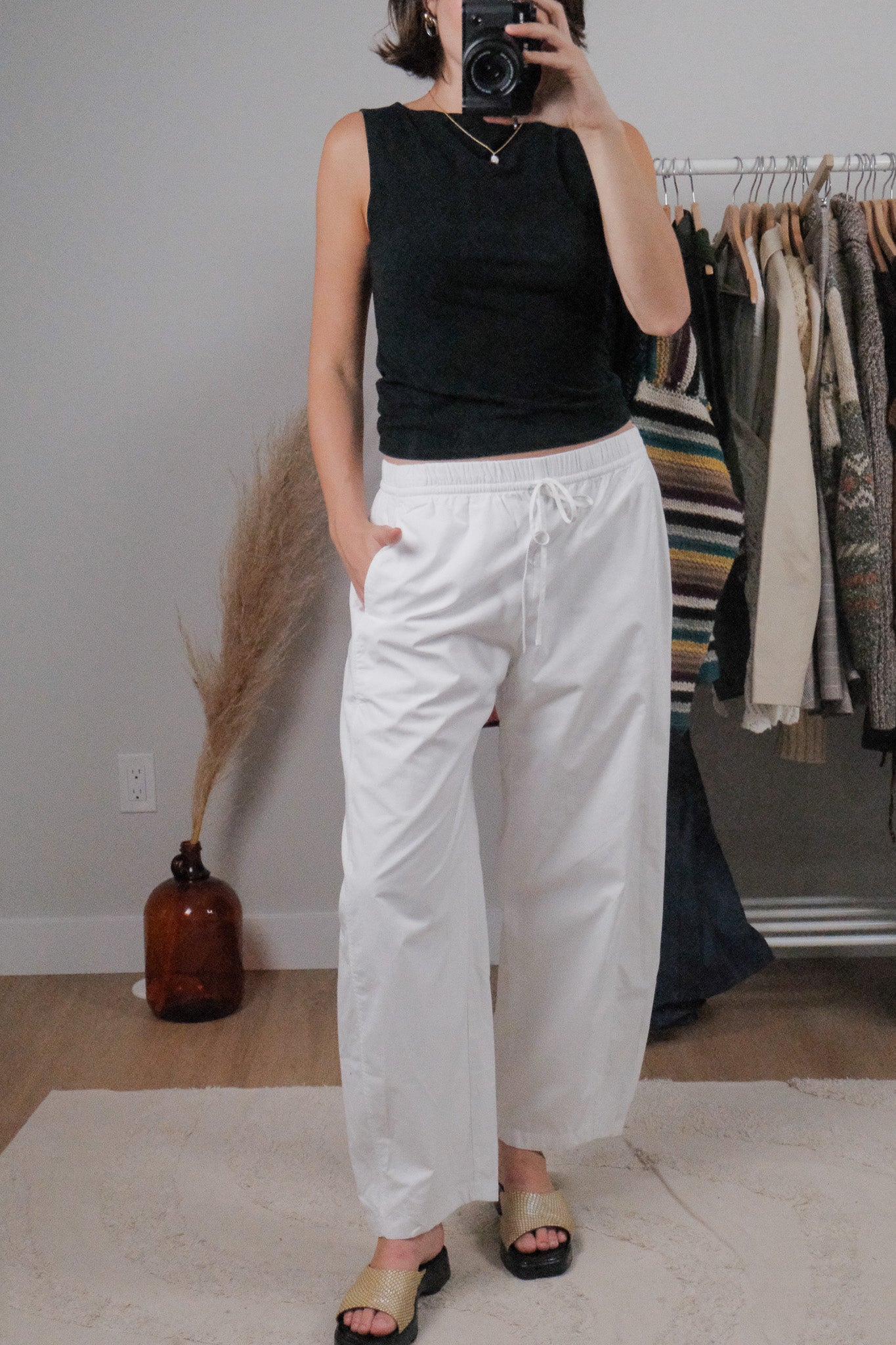 NWT x Modern x A&F Barrel Cotton Pants (S)