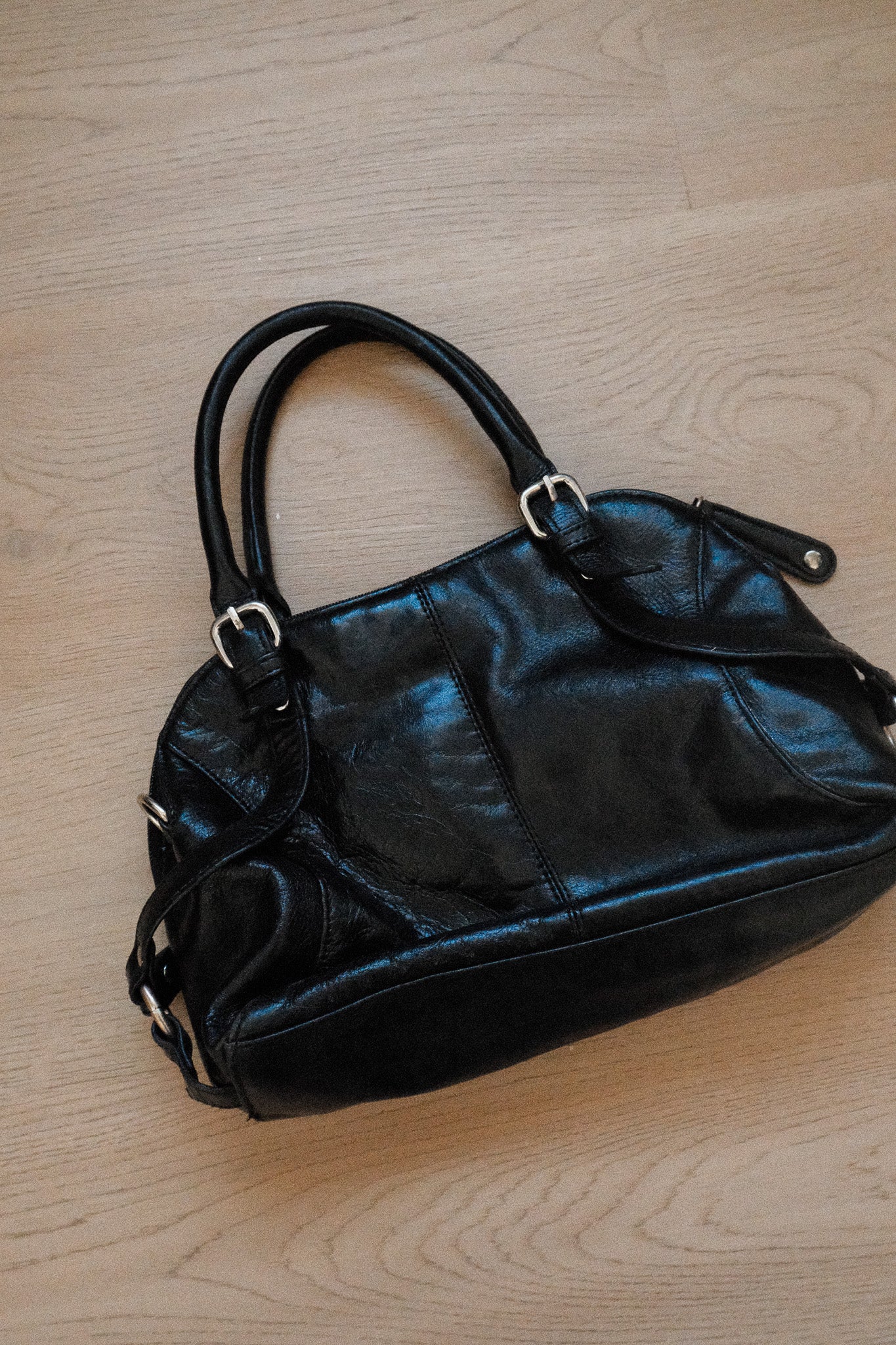 Vintage x Faux Leather Hand Bag