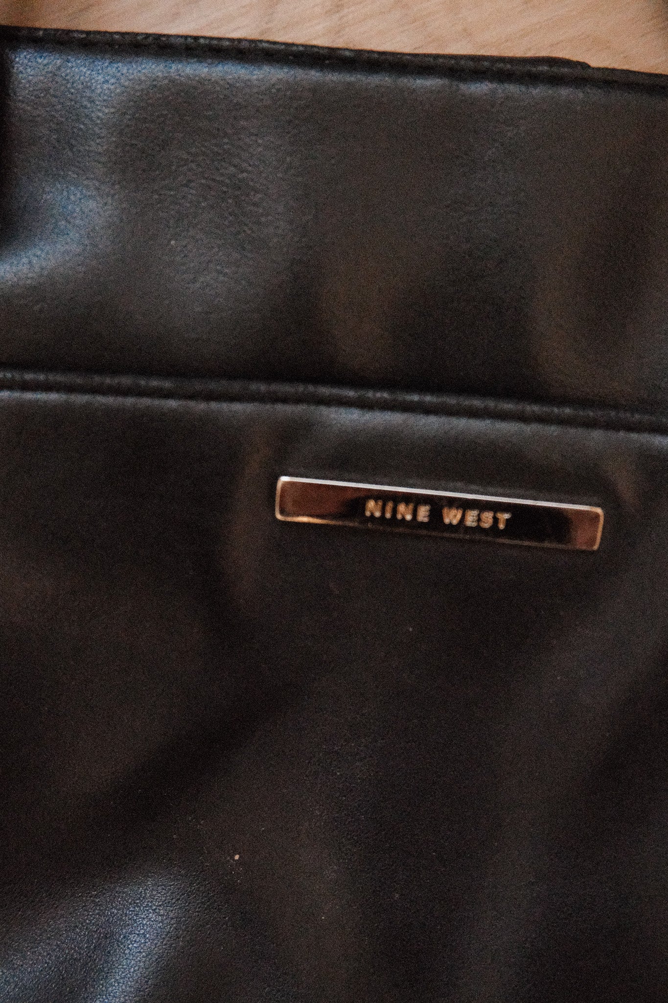 Vintage x Faux Leather Shoulder Bag