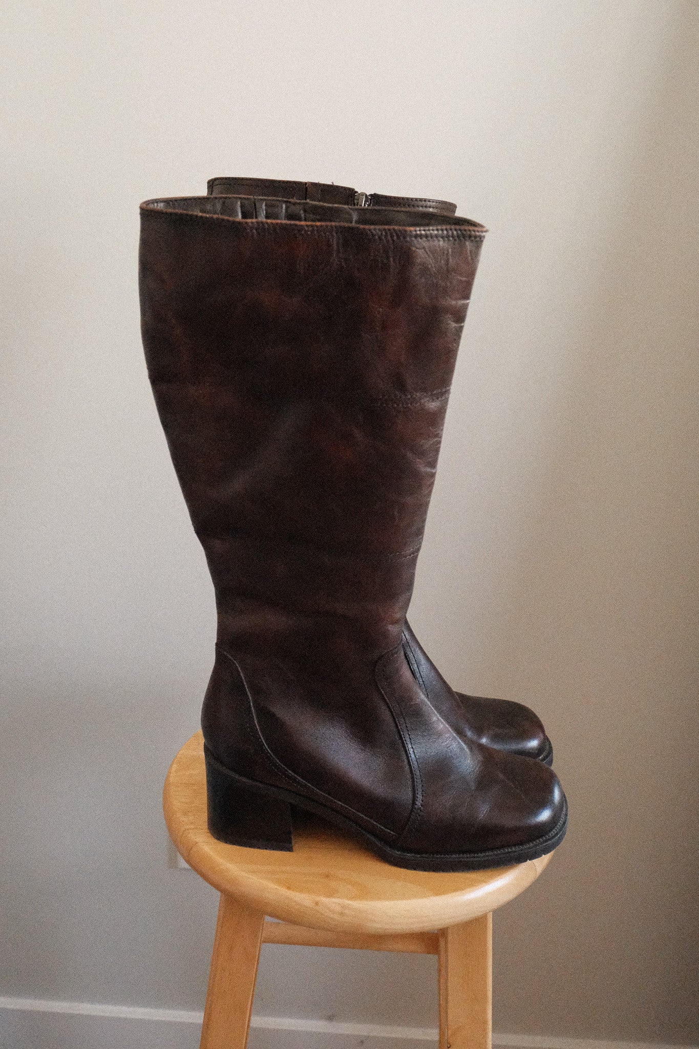 Vintage x Patina Leather Lined Boots (8)