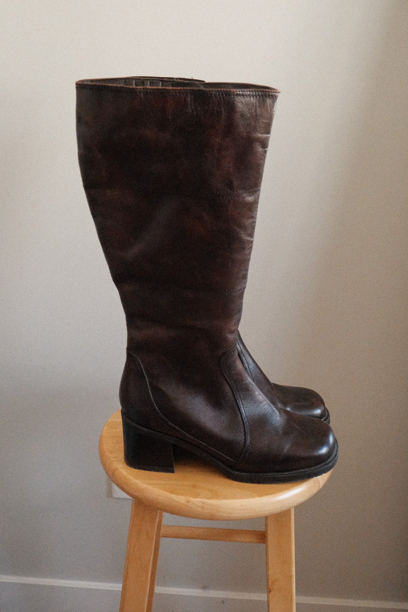Vintage x Patina Leather Lined Boots (8)