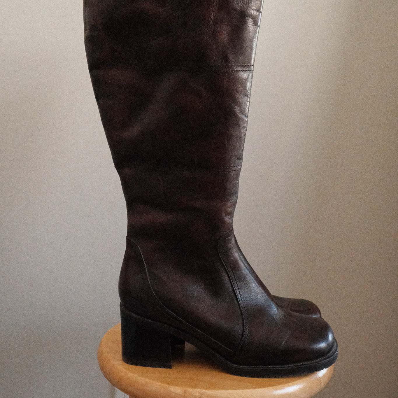 Vintage x Patina Leather Lined Boots (8)