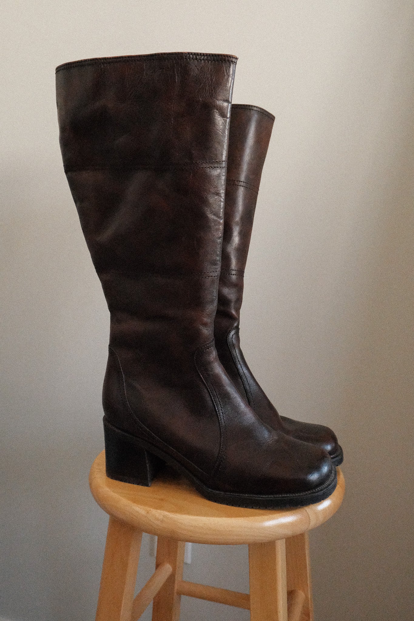 Vintage x Patina Leather Lined Boots (8)