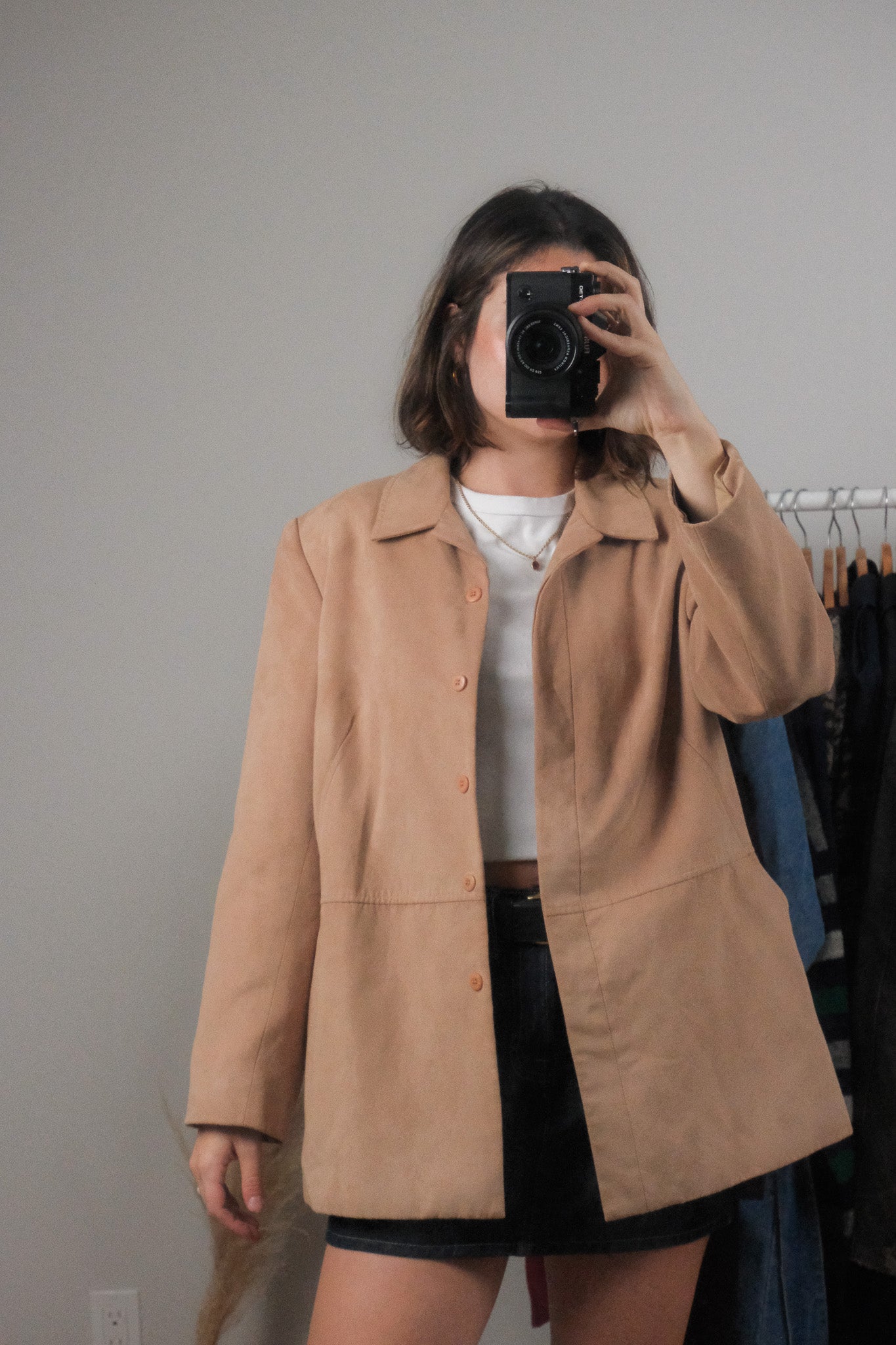 Made in Canada x Vintage x Faux Suede Jacket (6-10)