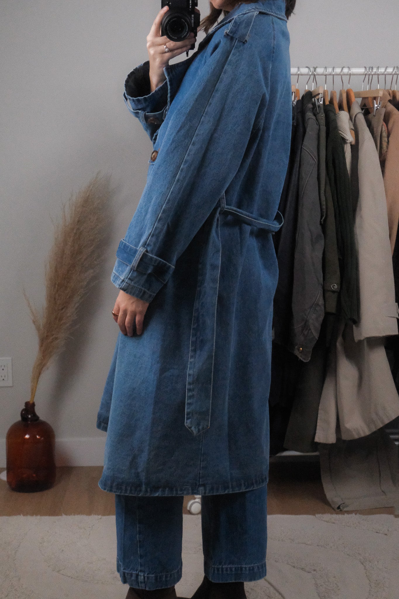 Modern x Denim Trench Coat (S/M)