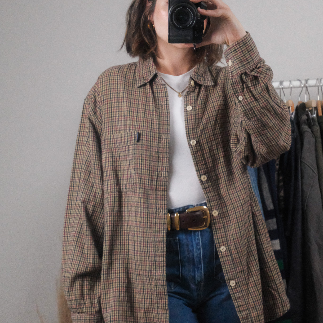 Vintage x Guess Cotton Plaid Flannel (M-XL)
