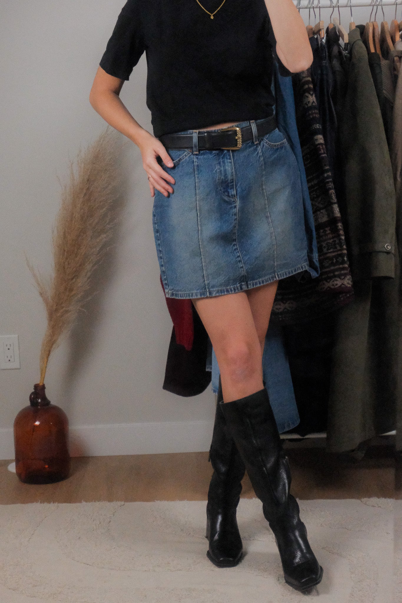 Made in USA x Vintage x Gap Denim Mini Skirt (8)