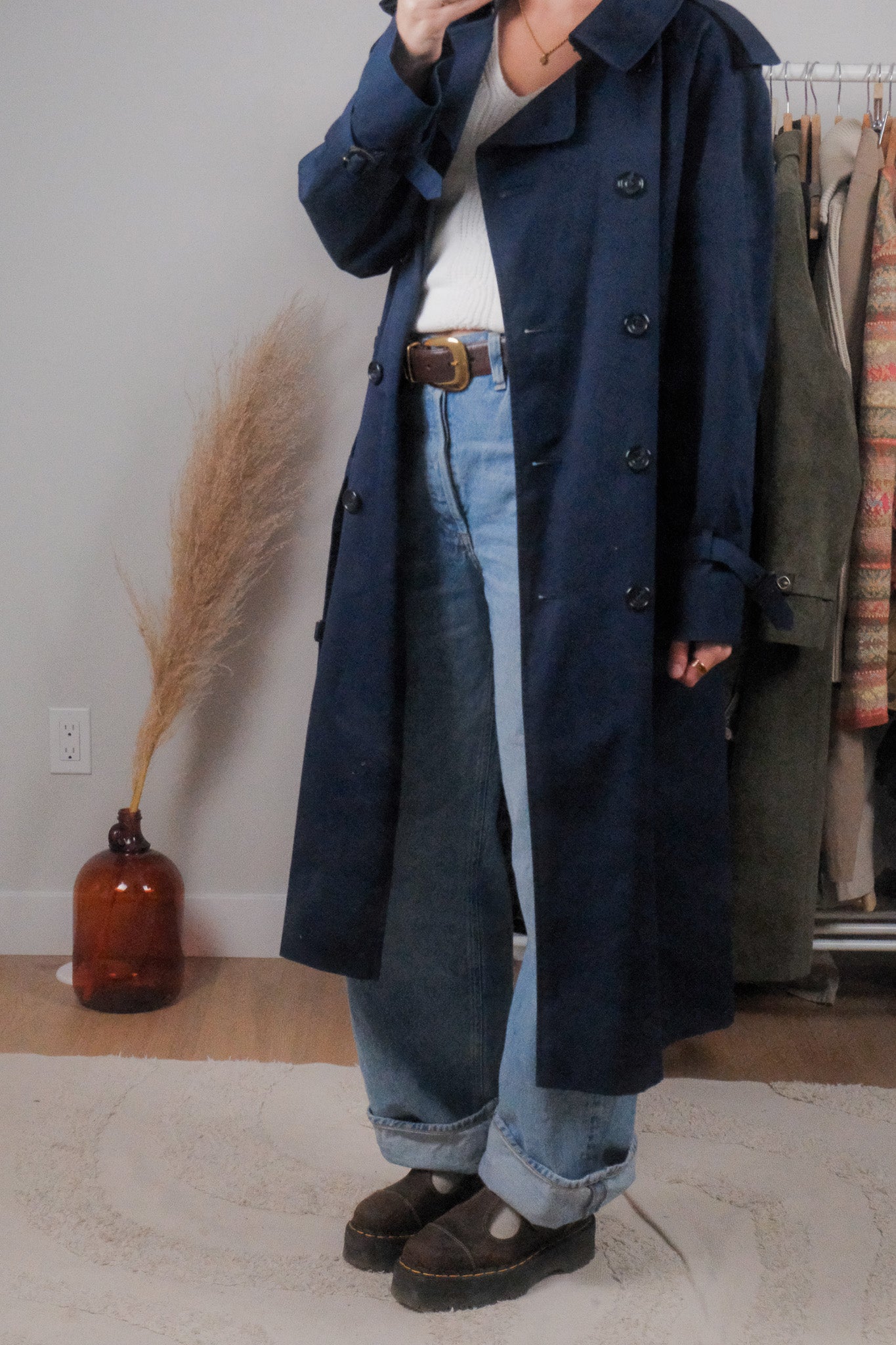 Made in Canada x Vintage x Trench Coat (M)