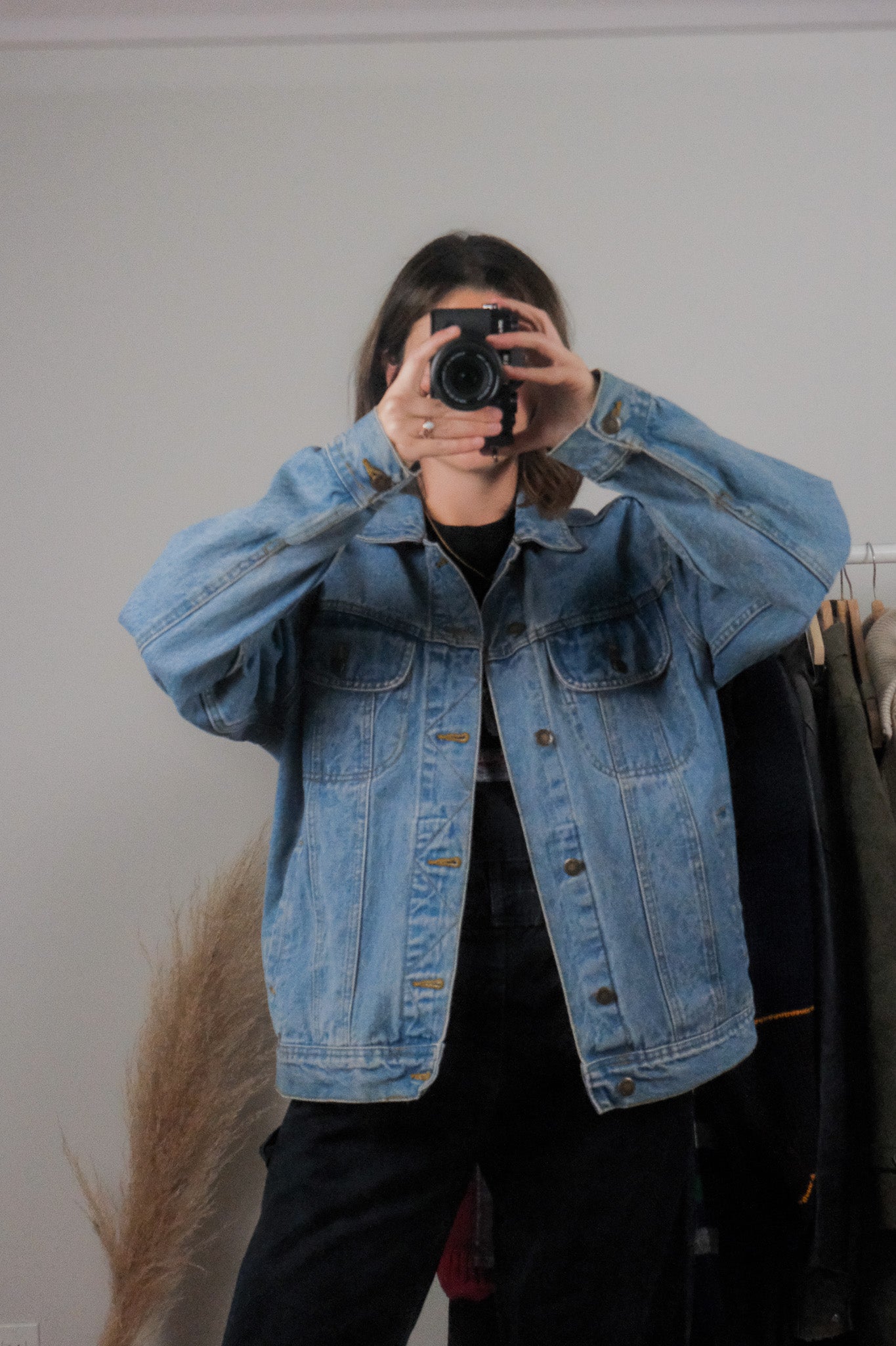 Vintage x Denim Trucker Jacket (M-L)