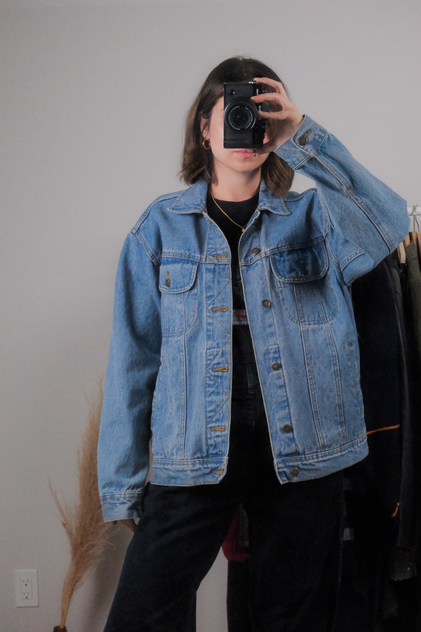 Vintage x Denim Trucker Jacket (M-L)