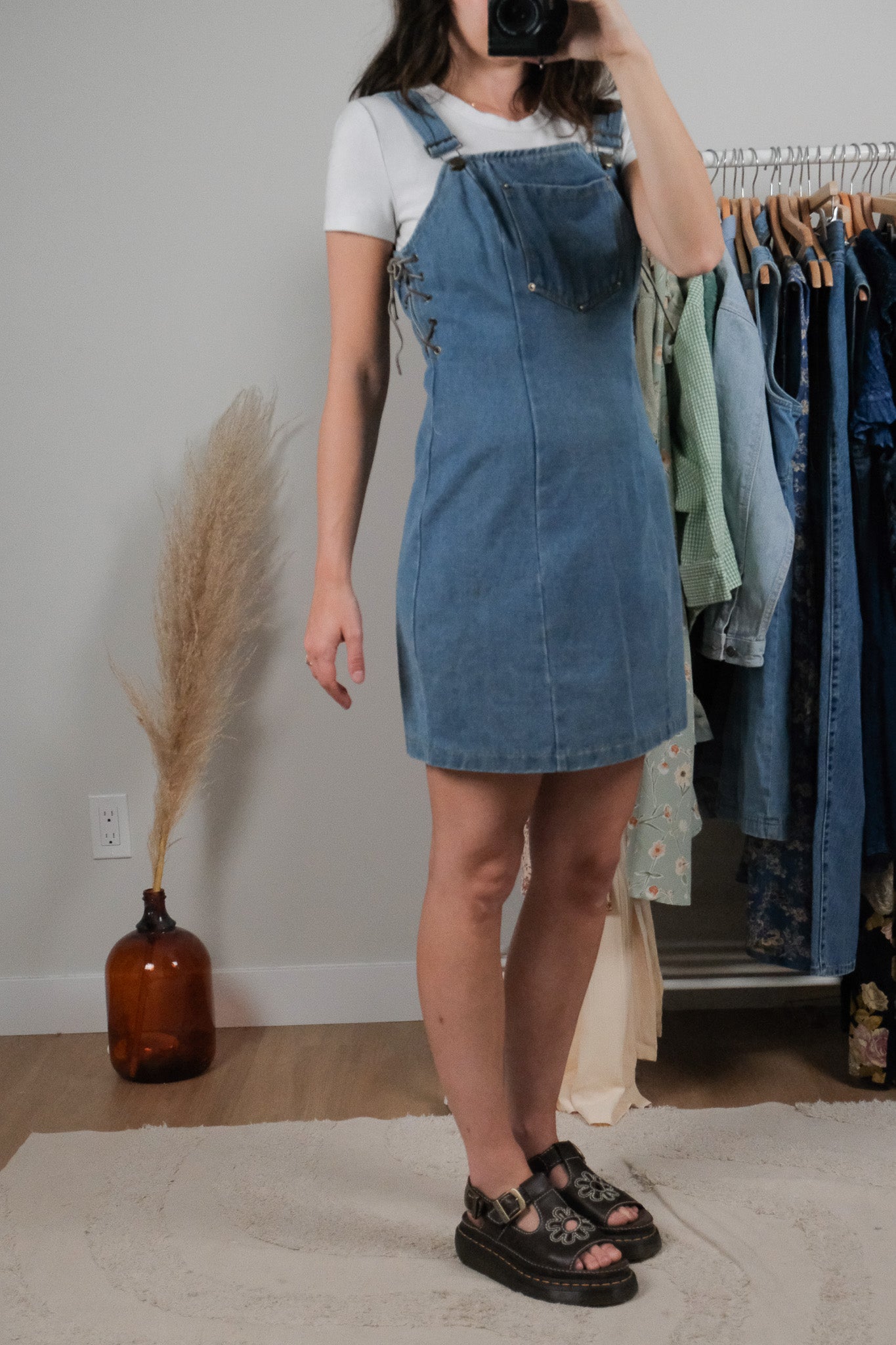Vintage x Overall Tie Dress (S)