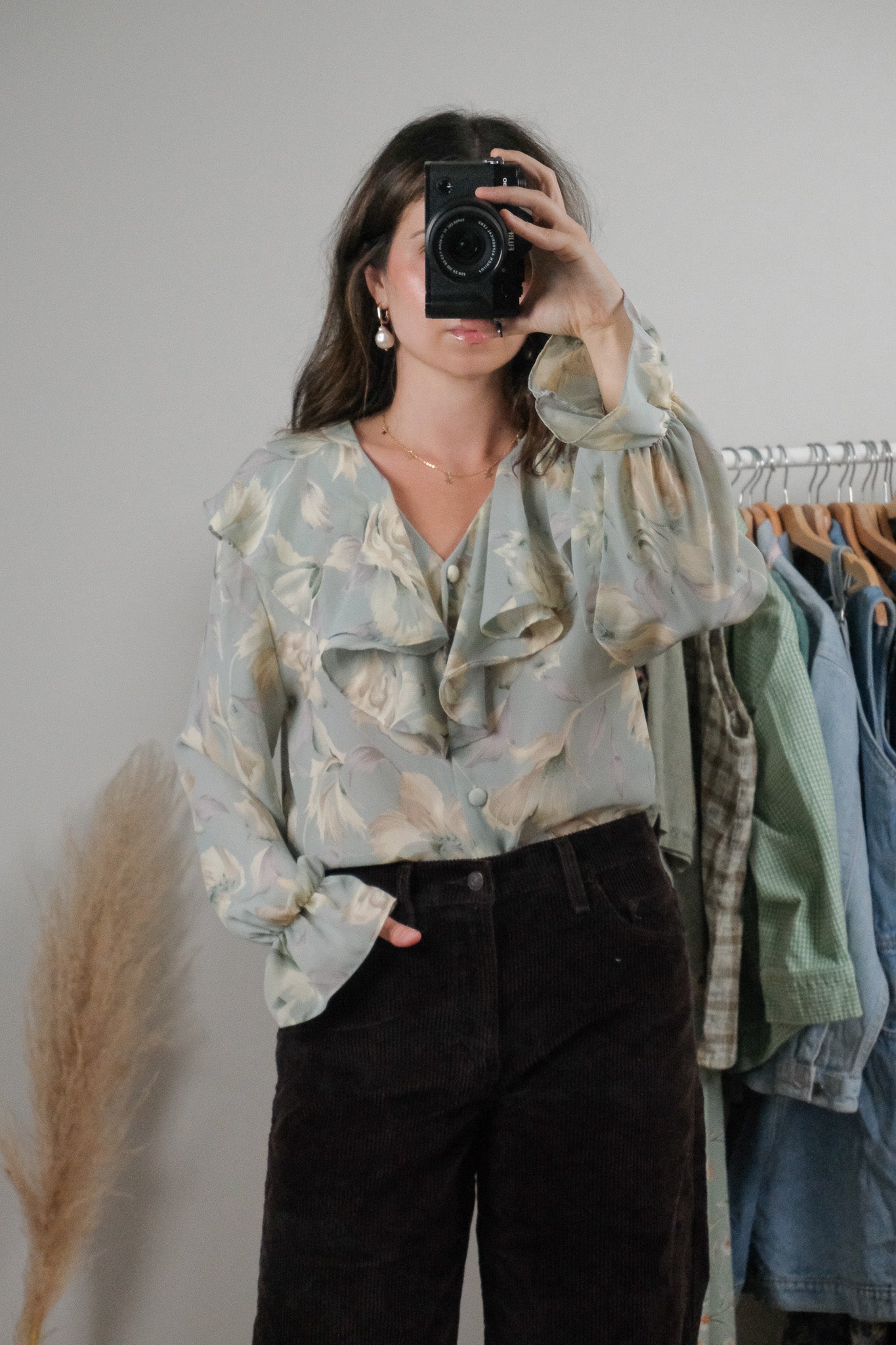 Made in Canada x Vintage x Floral Collared Blouse (6)