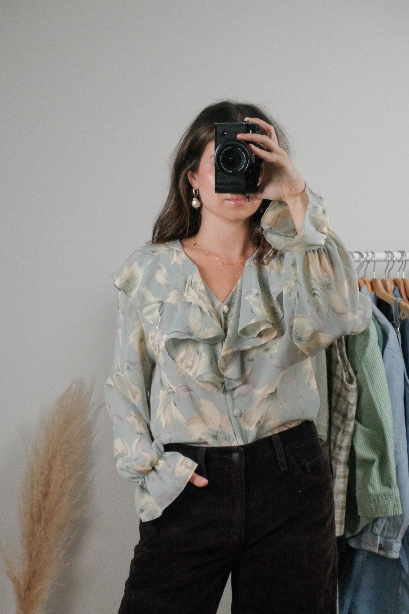 Made in Canada x Vintage x Floral Collared Blouse (6)