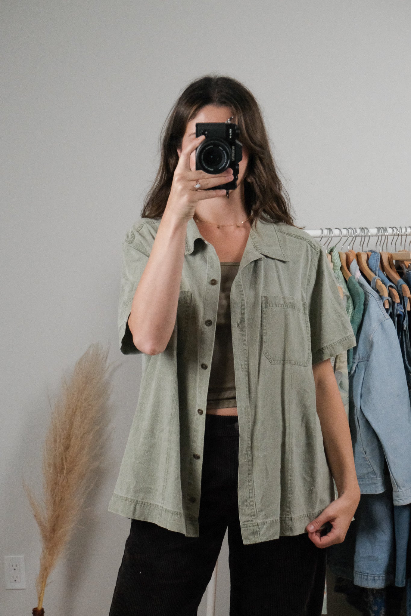 Vintage x Silk Short-Sleeve Knit (L)