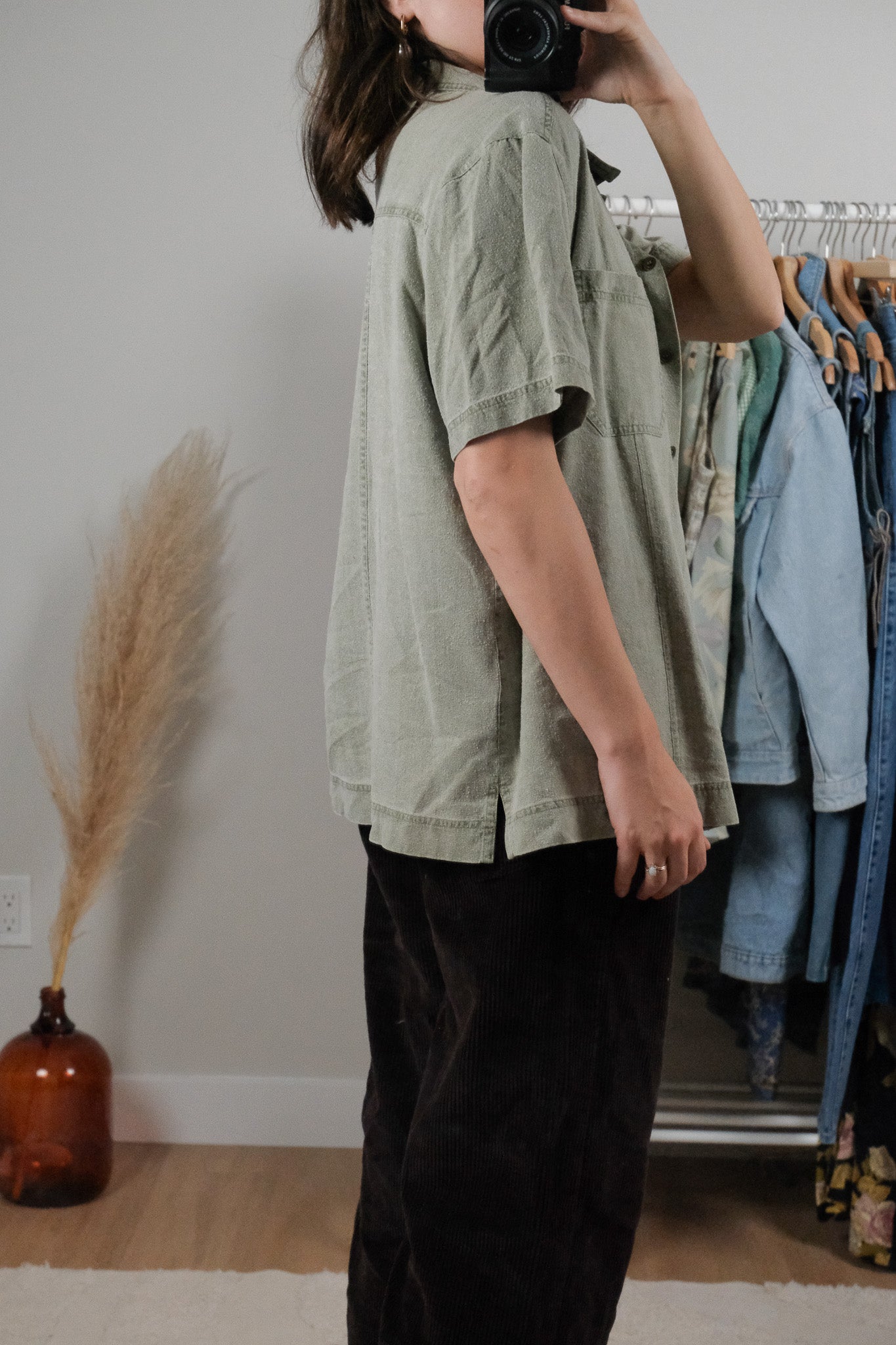 Vintage x Silk Short-Sleeve Knit (L)