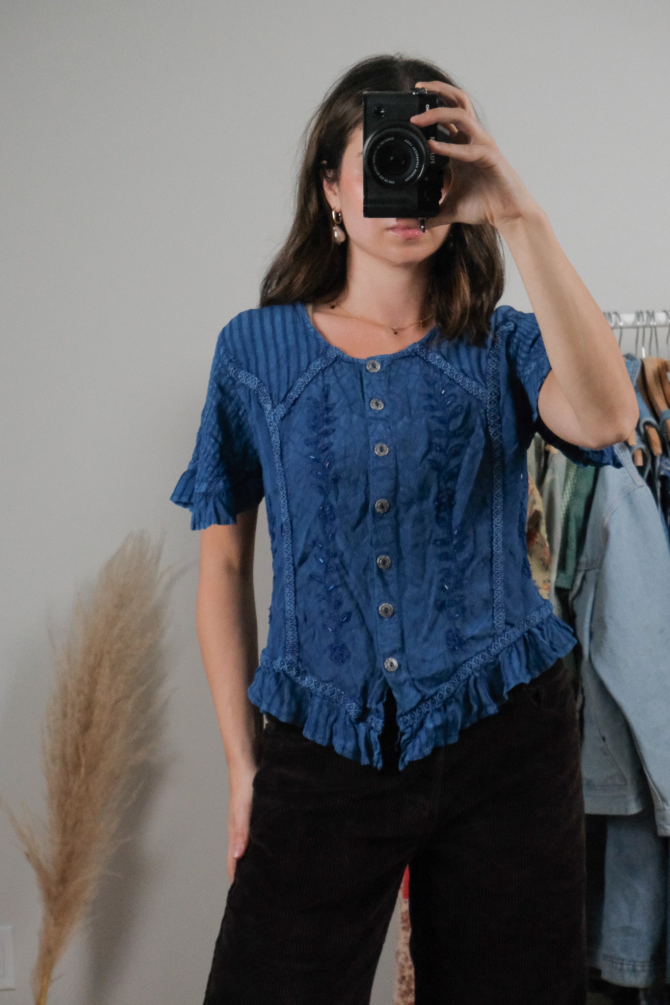 Vintage x Beaded Top (M/L)