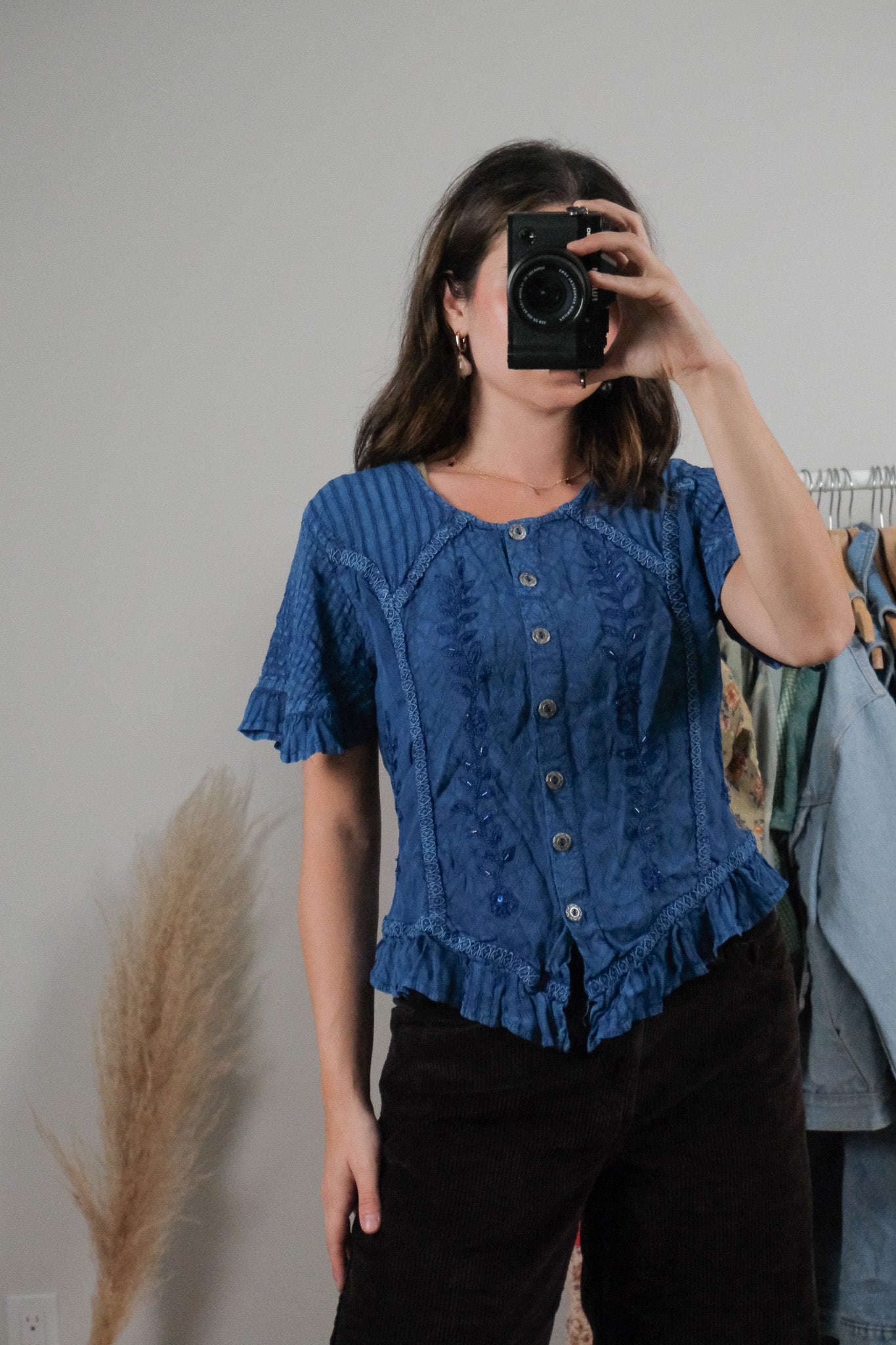 Vintage x Beaded Top (M/L)