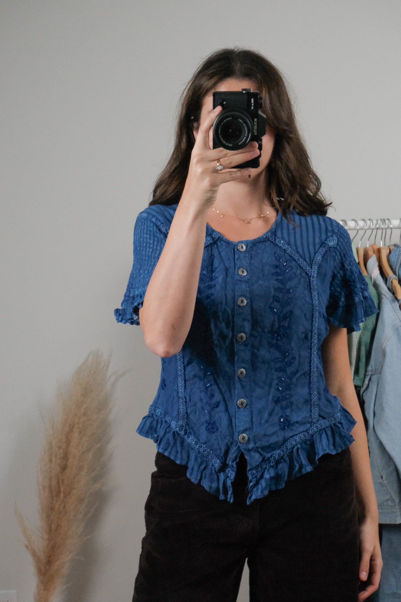 Vintage x Beaded Top (M/L)