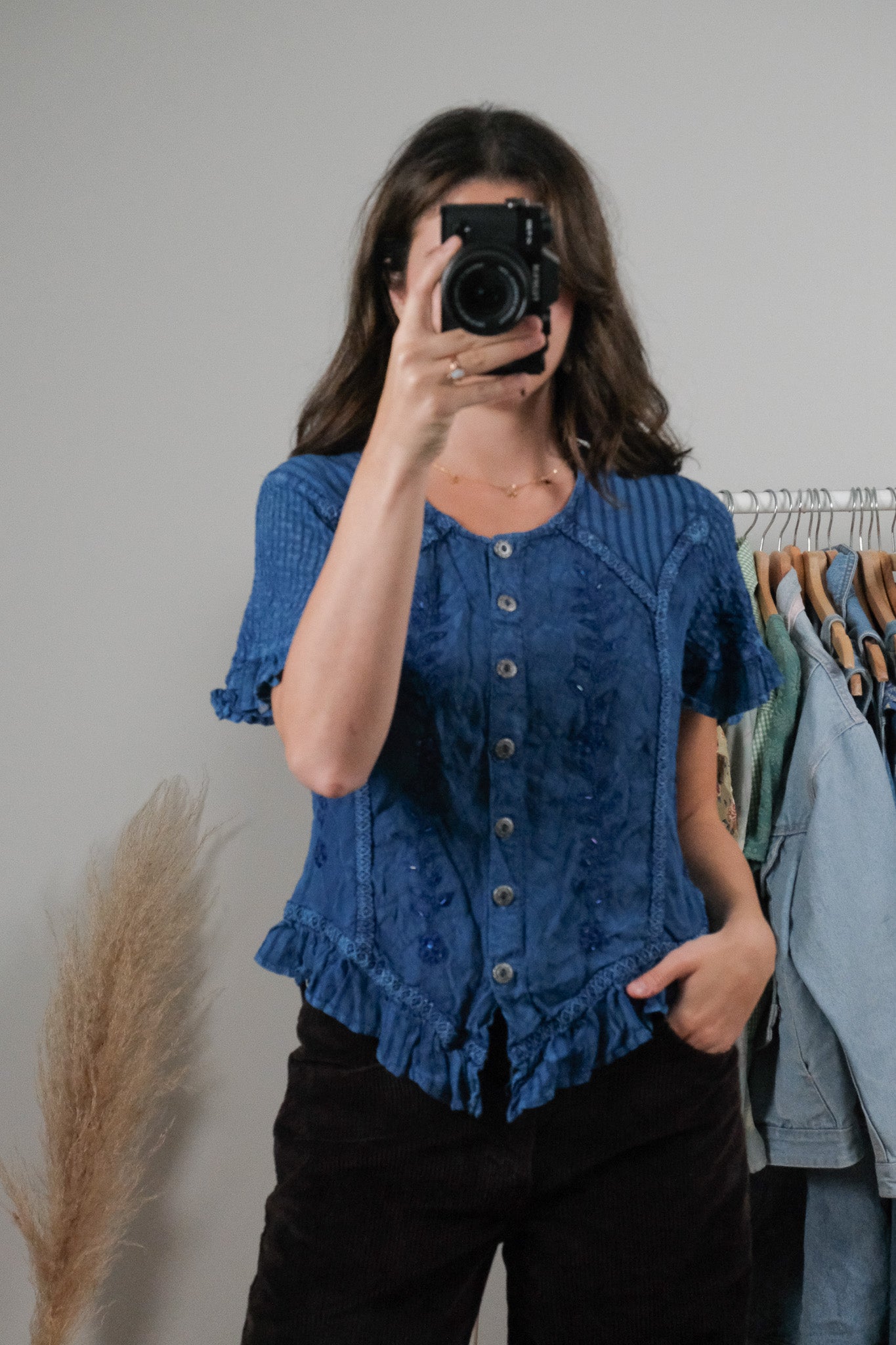 Vintage x Beaded Top (M/L)