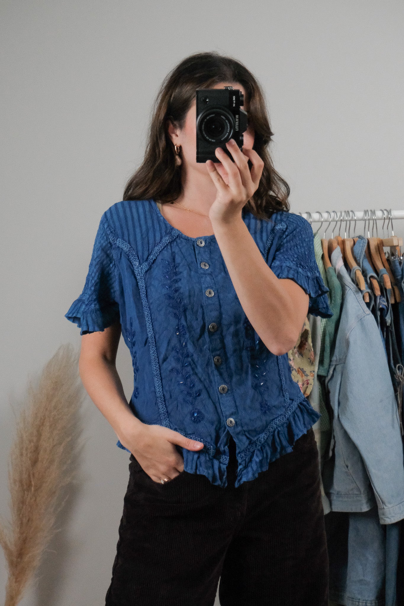 Vintage x Beaded Top (M/L)