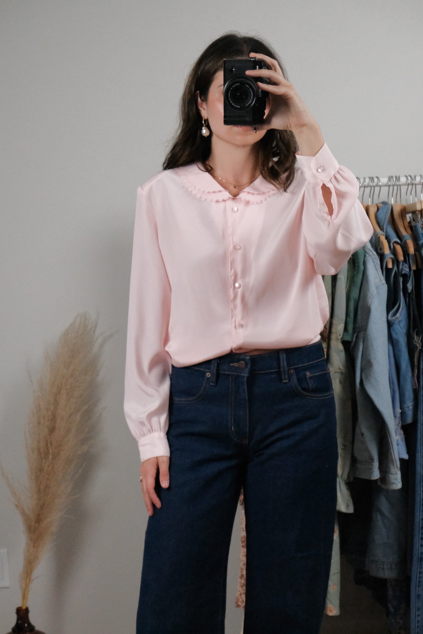 Vintage x Collared Blouse (10)