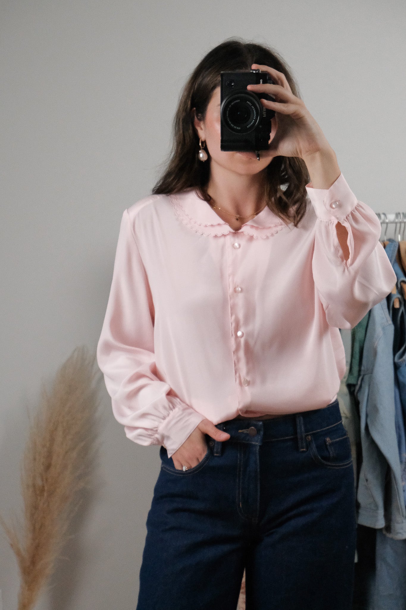 Vintage x Collared Blouse (10)
