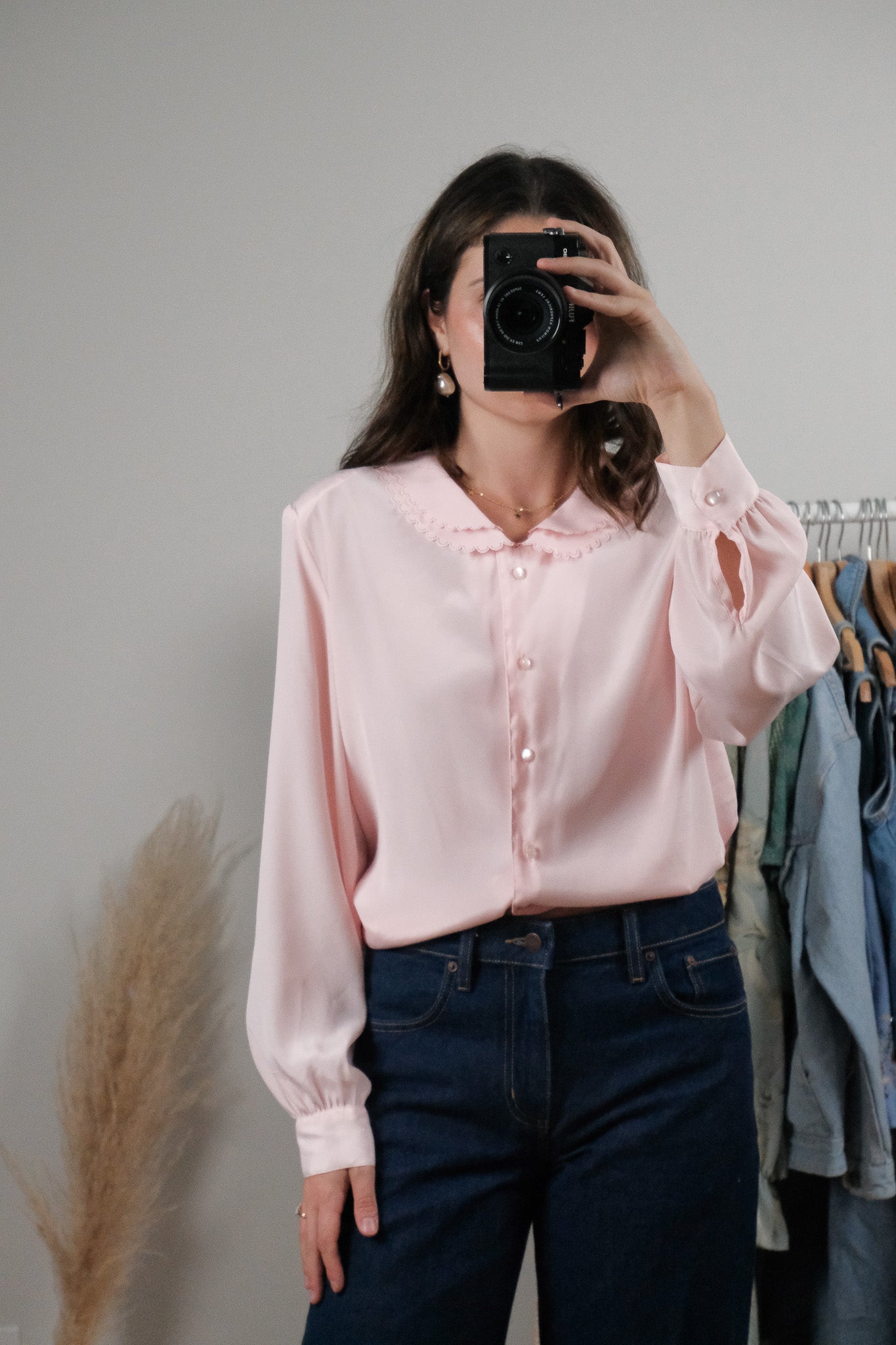 Vintage x Collared Blouse (10)