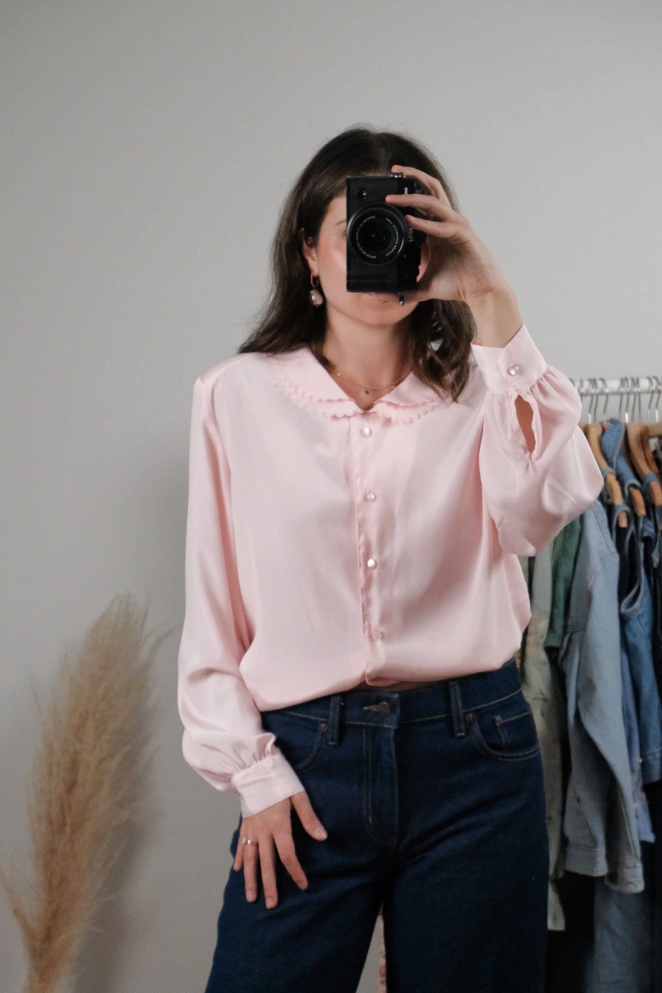 Vintage x Collared Blouse (10)