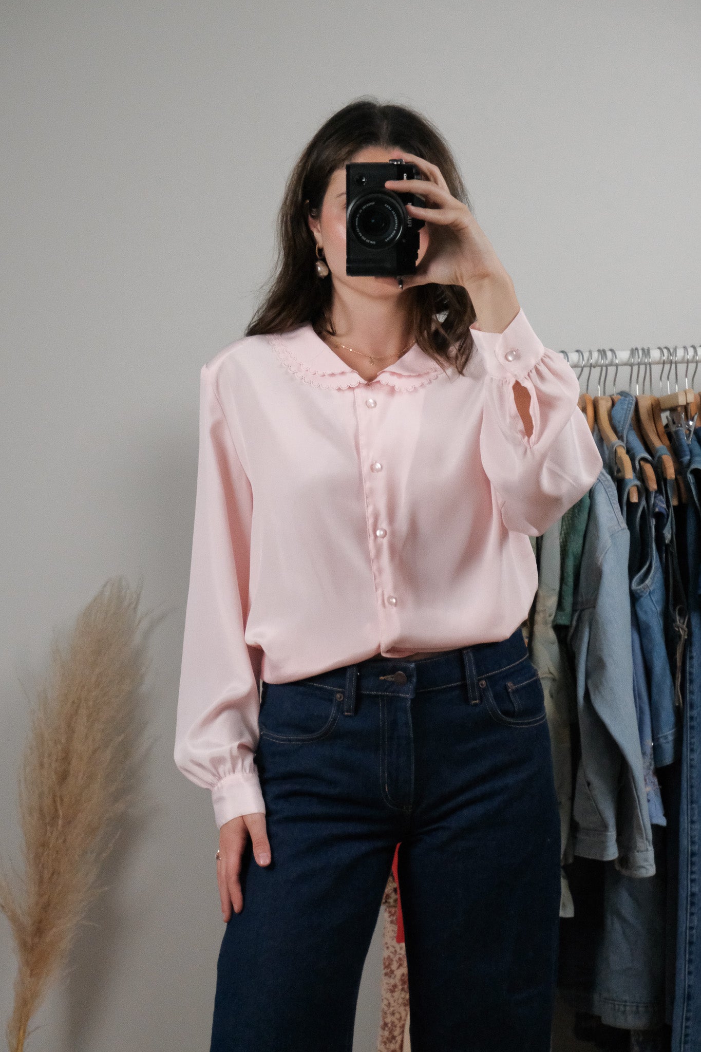 Vintage x Collared Blouse (10)