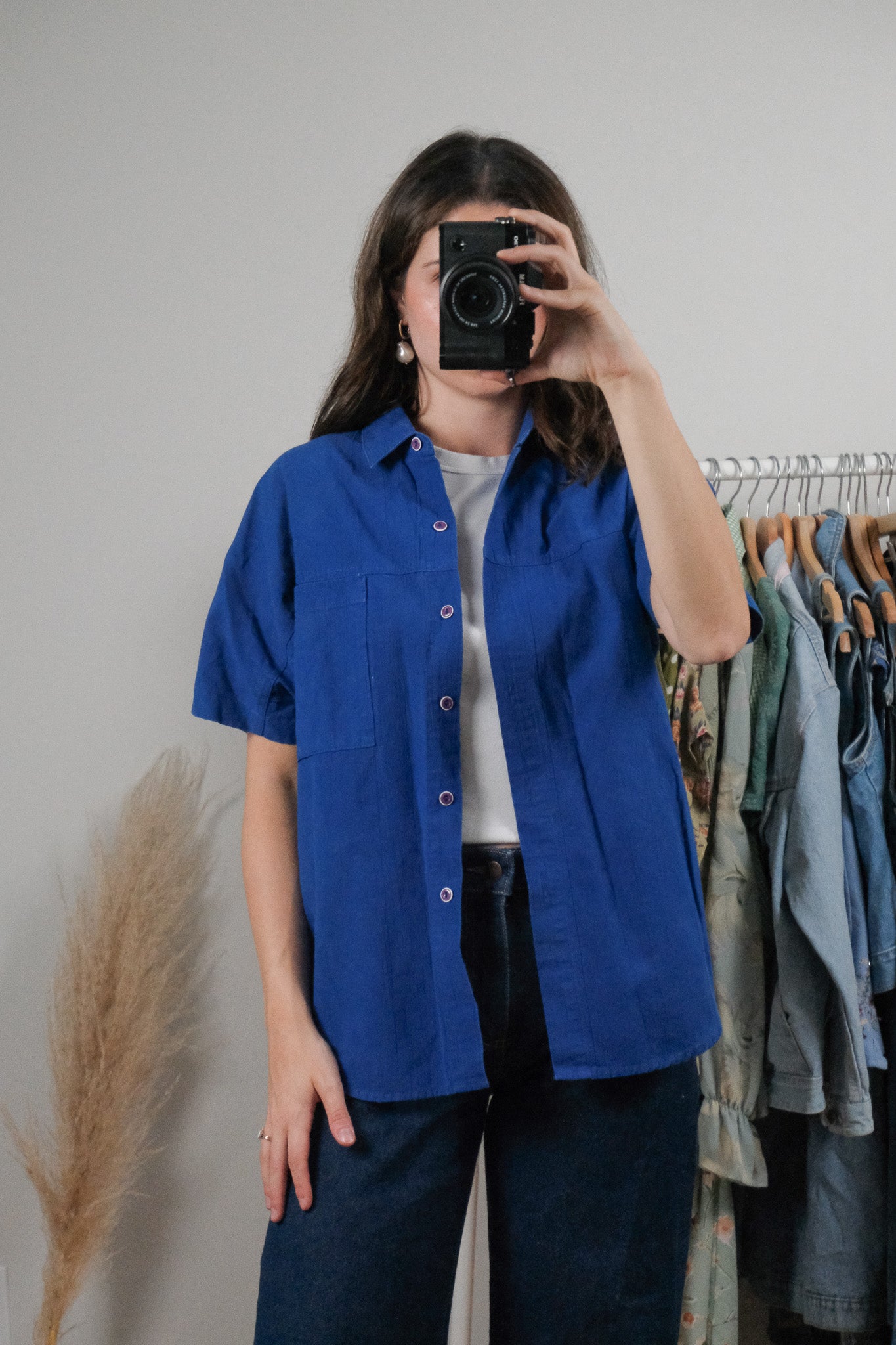 Made in Canada x Vintage x Cotton Short-Sleeve Knit (M)