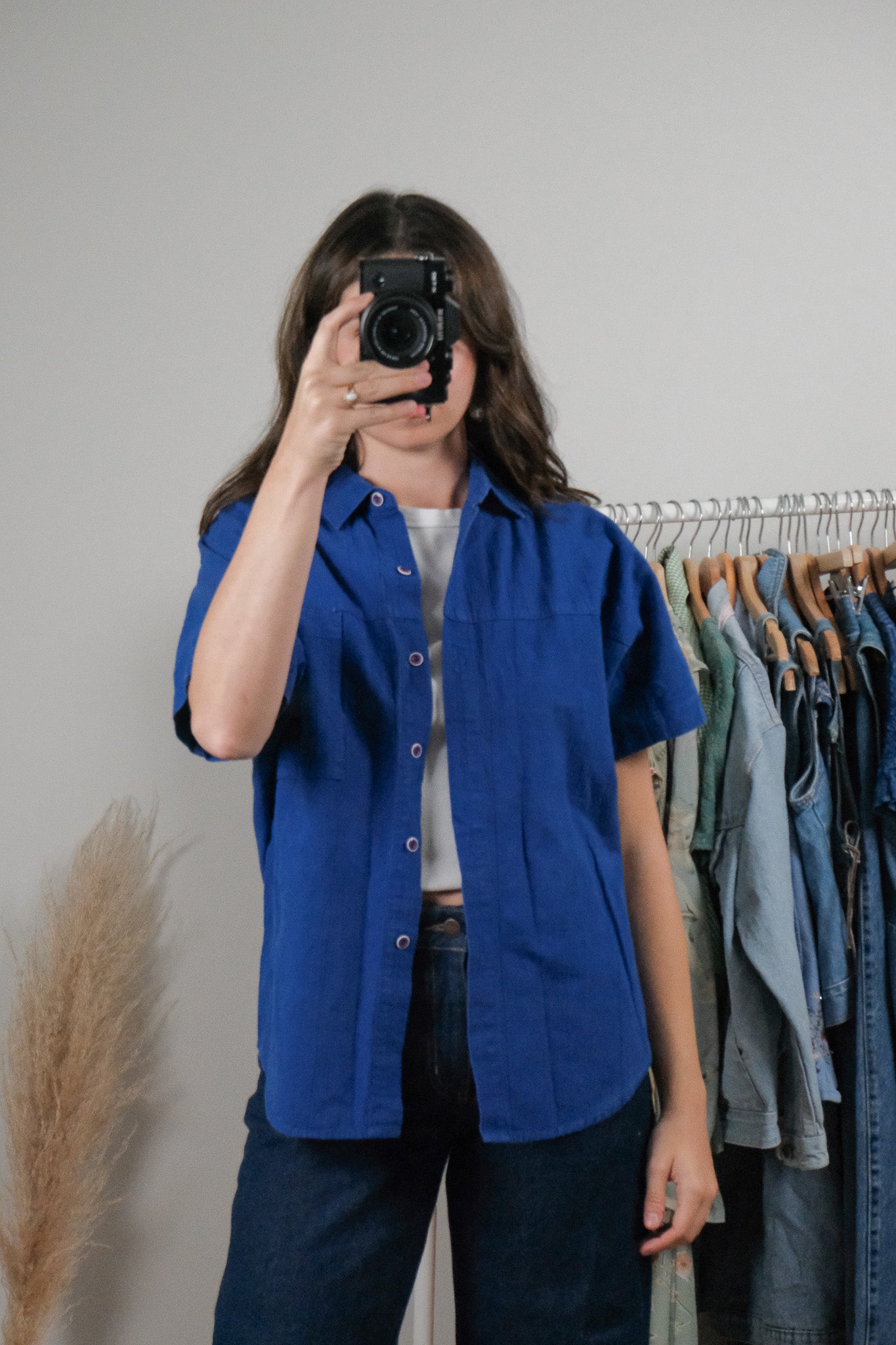 Made in Canada x Vintage x Cotton Short-Sleeve Knit (M)